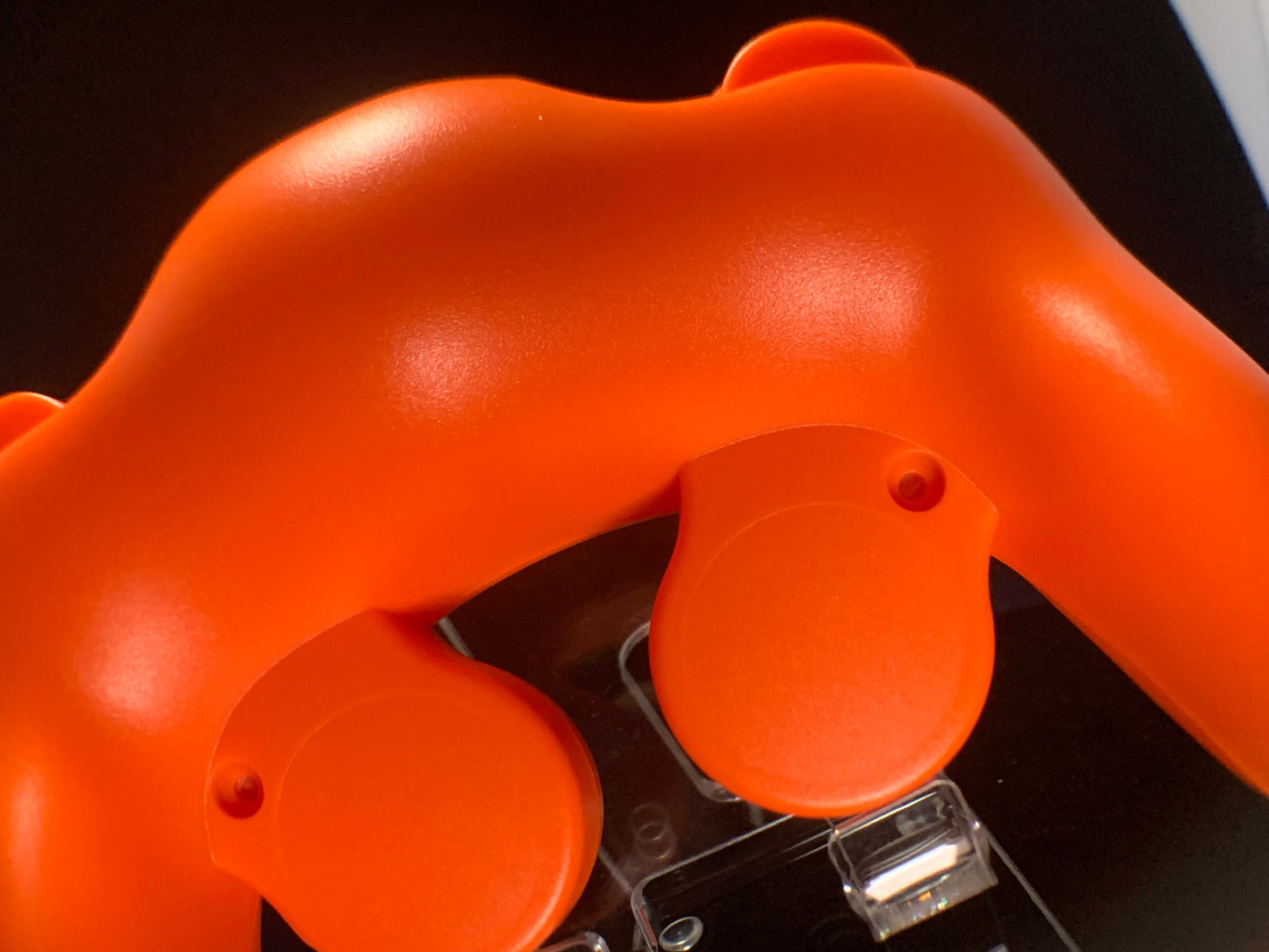 Solid Orange GameCube Controller Shell - GameCube Gamepad Case - Retro Gaming Nostalgia