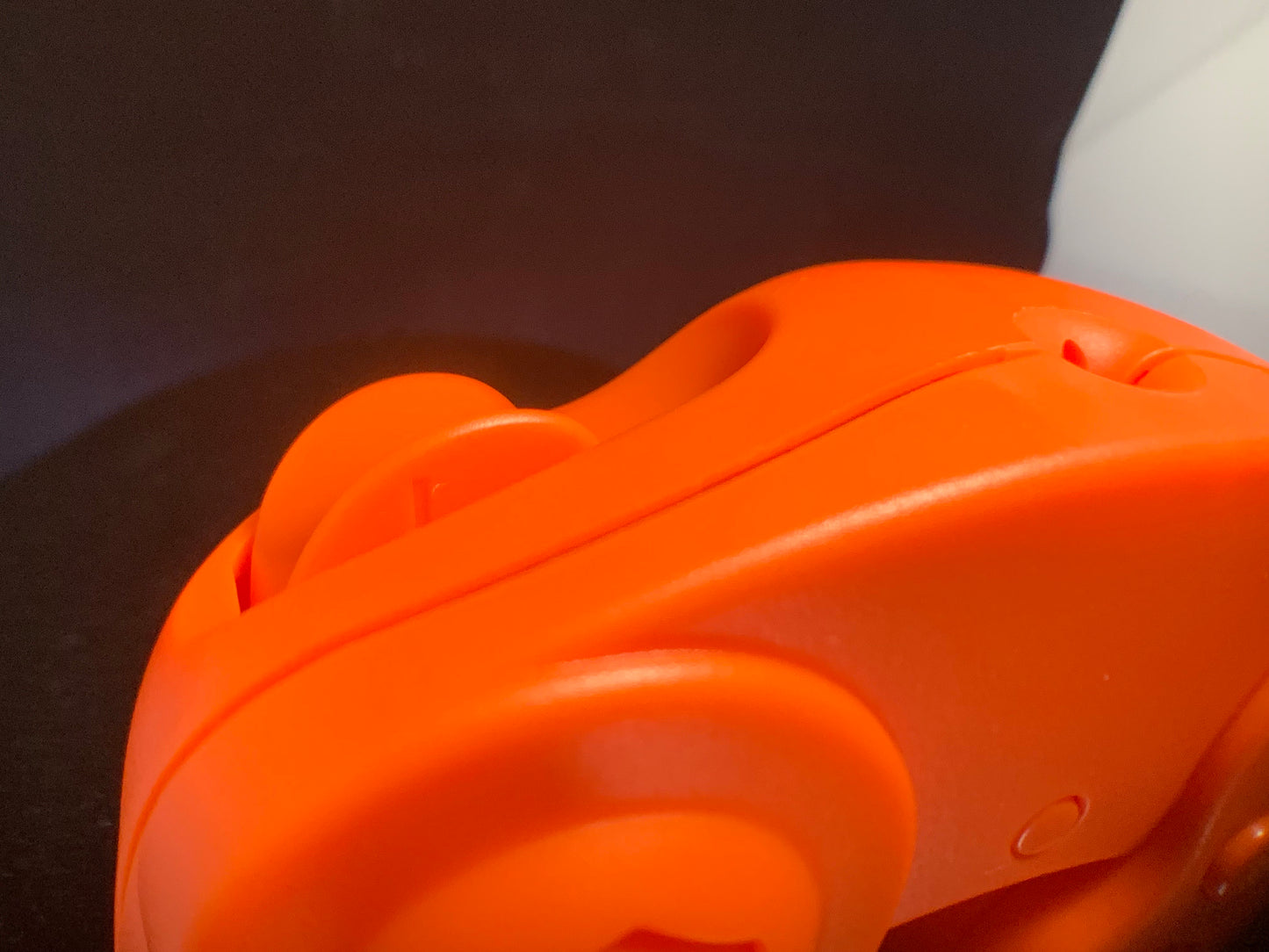 Solid Orange GameCube Controller Shell (NO BUTTONS) - GameCube Gamepad Case - Retro Gaming Nostalgia