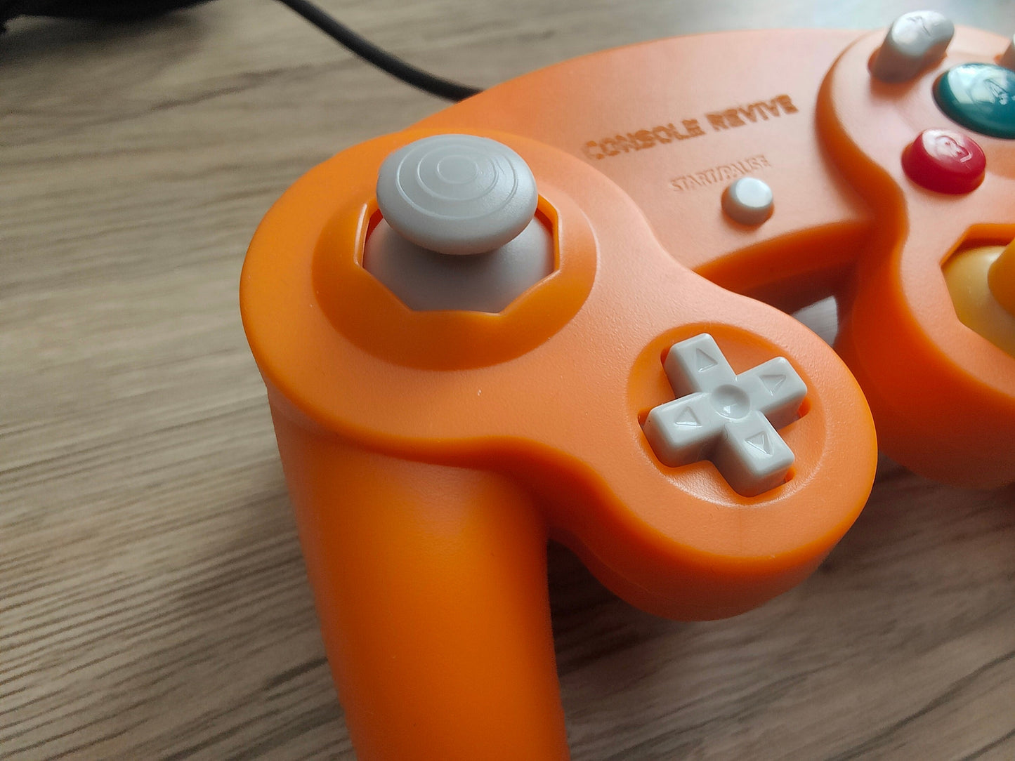 Solid Orange GameCube Controller Shell - GameCube Gamepad Case - Retro Gaming Nostalgia