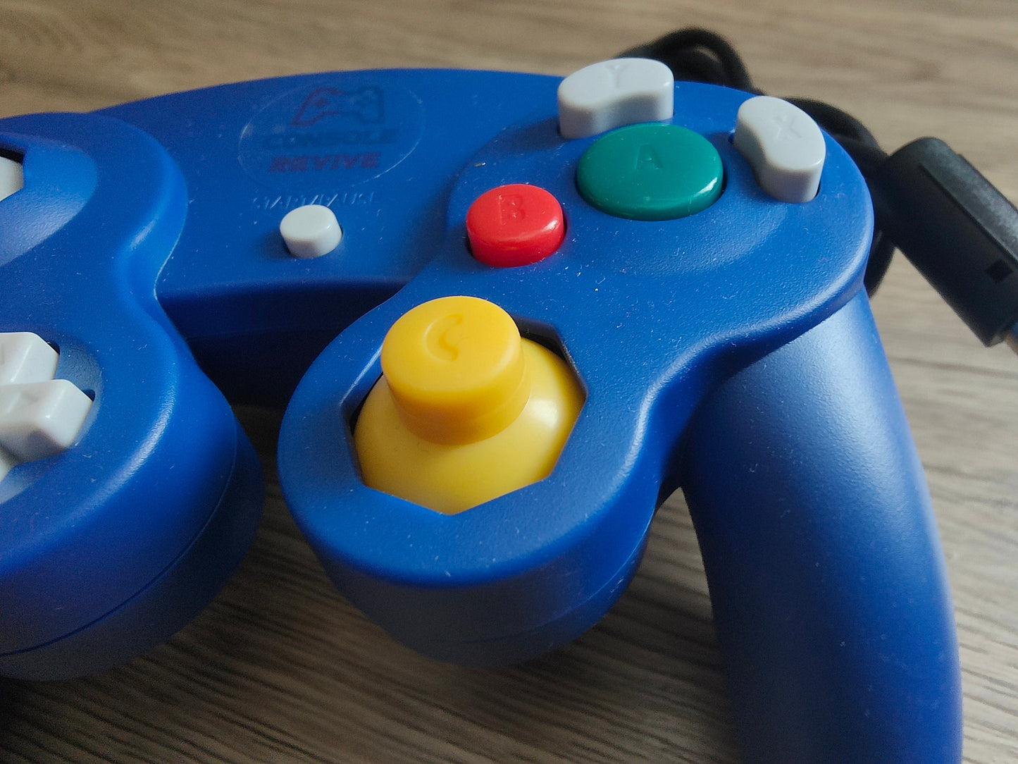 Solid Blue GameCube Controller Shell - GameCube Gamepad Case - Retro Gaming Nostalgia