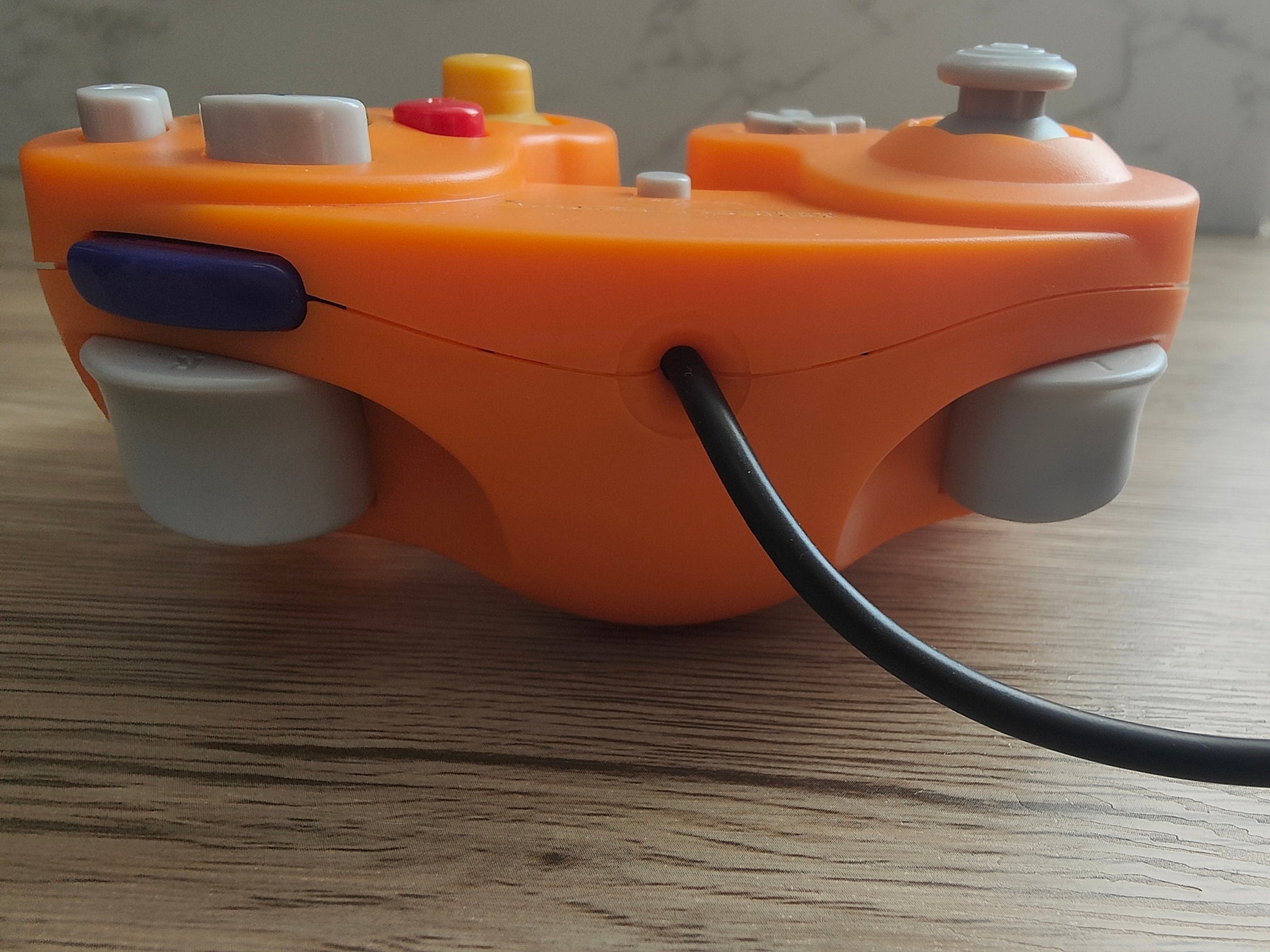 Solid Orange GameCube Controller Shell - GameCube Gamepad Case - Retro Gaming Nostalgia