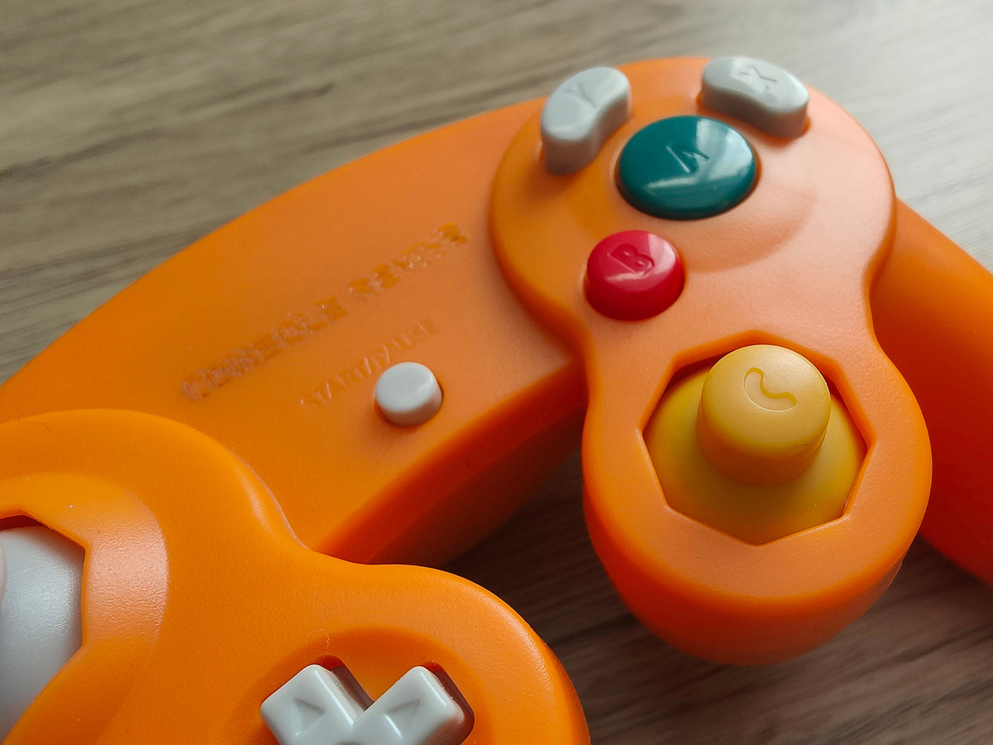 Solid Orange GameCube Controller Shell - GameCube Gamepad Case - Retro Gaming Nostalgia