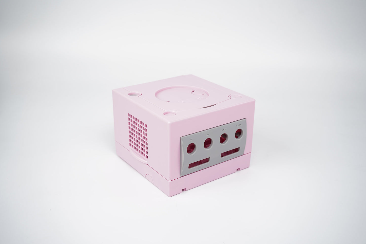 NEW!** UK's First Pink Replacement Shell Case for GameCube - Enhance Your Console's Look!