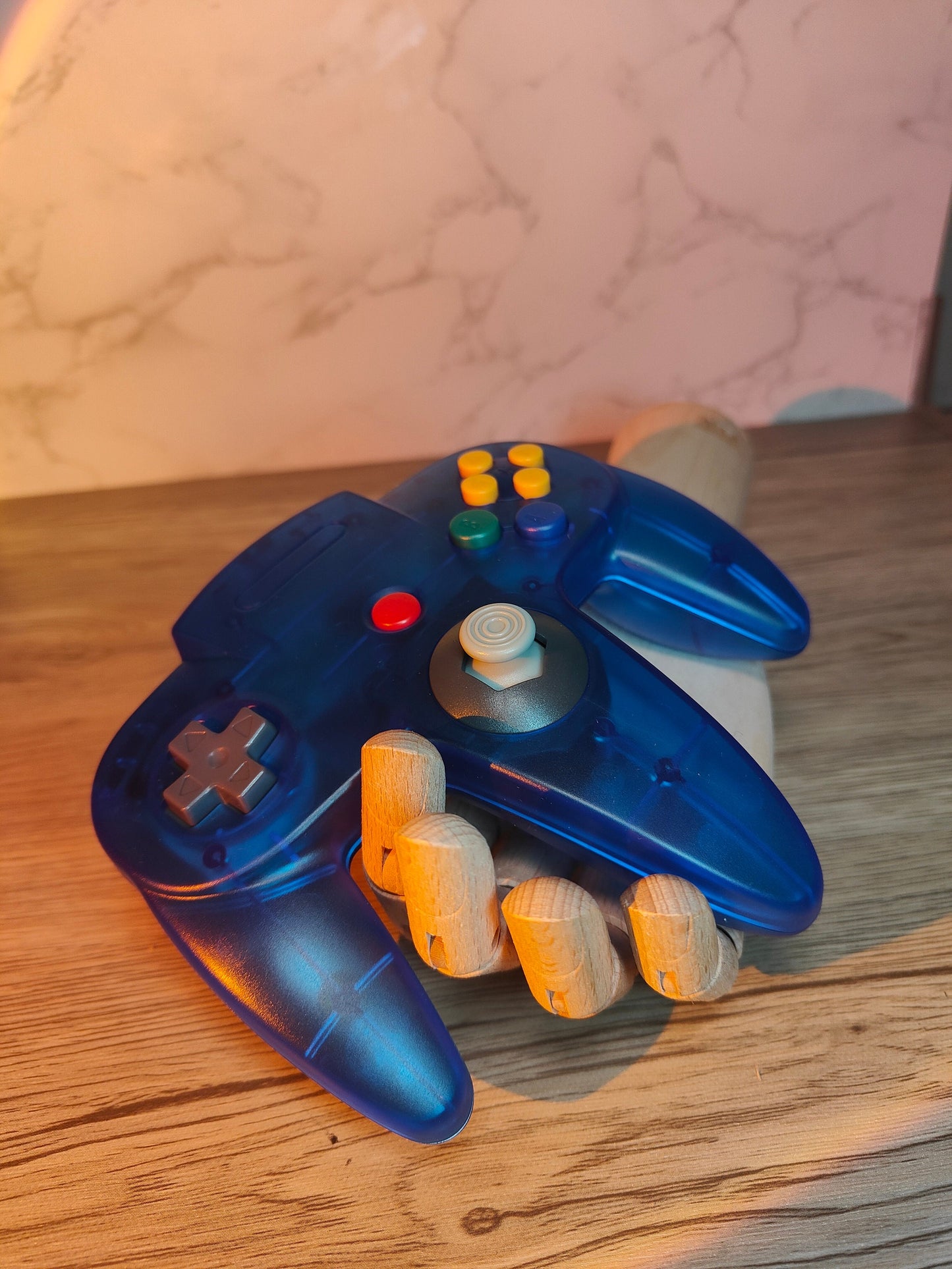 Transparent N64 Controller - N64 Gamepad Complete Pad - Retro Gaming Nostalgia