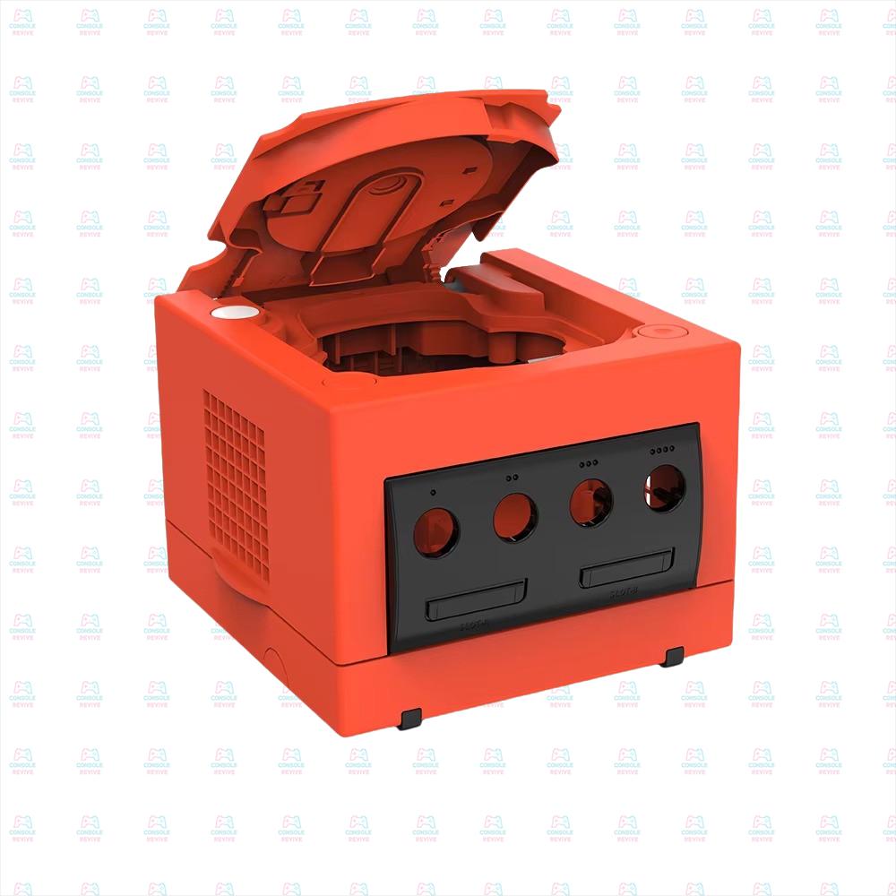 Crystal Clear Transparent Replacement Shell Case for GameCube - Enhance Your Console's Look!