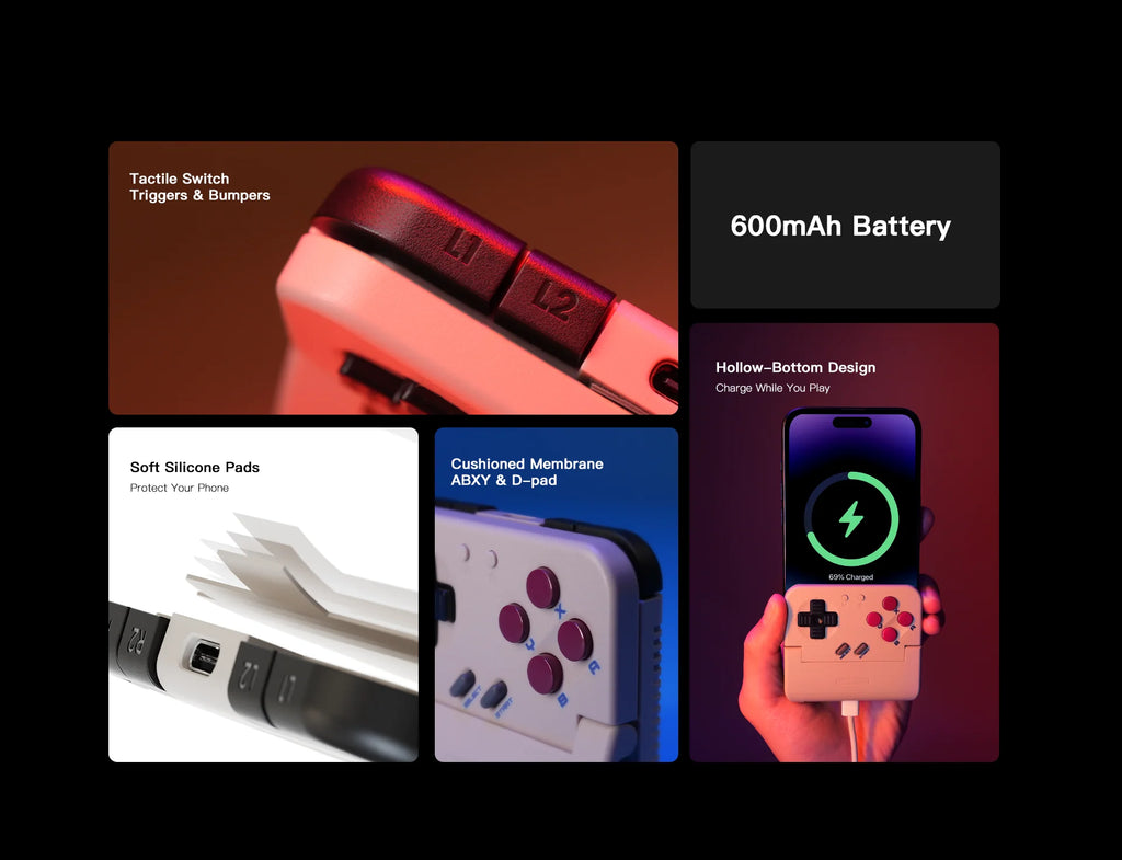 GameSir Pocket Taco – Retro Mobile Gaming Controller (Bluetooth)