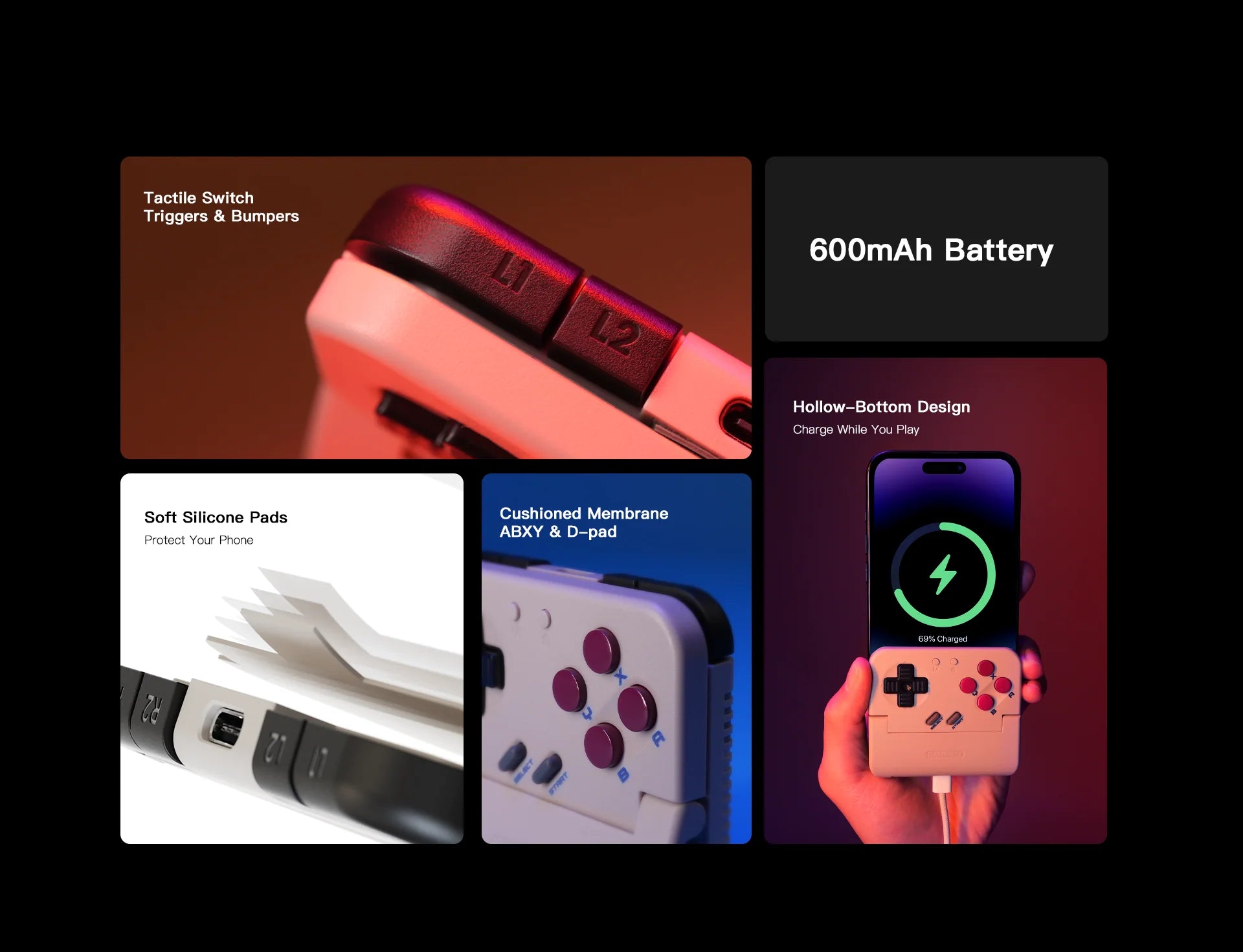 GameSir Pocket Taco – Retro Mobile Gaming Controller (Bluetooth)