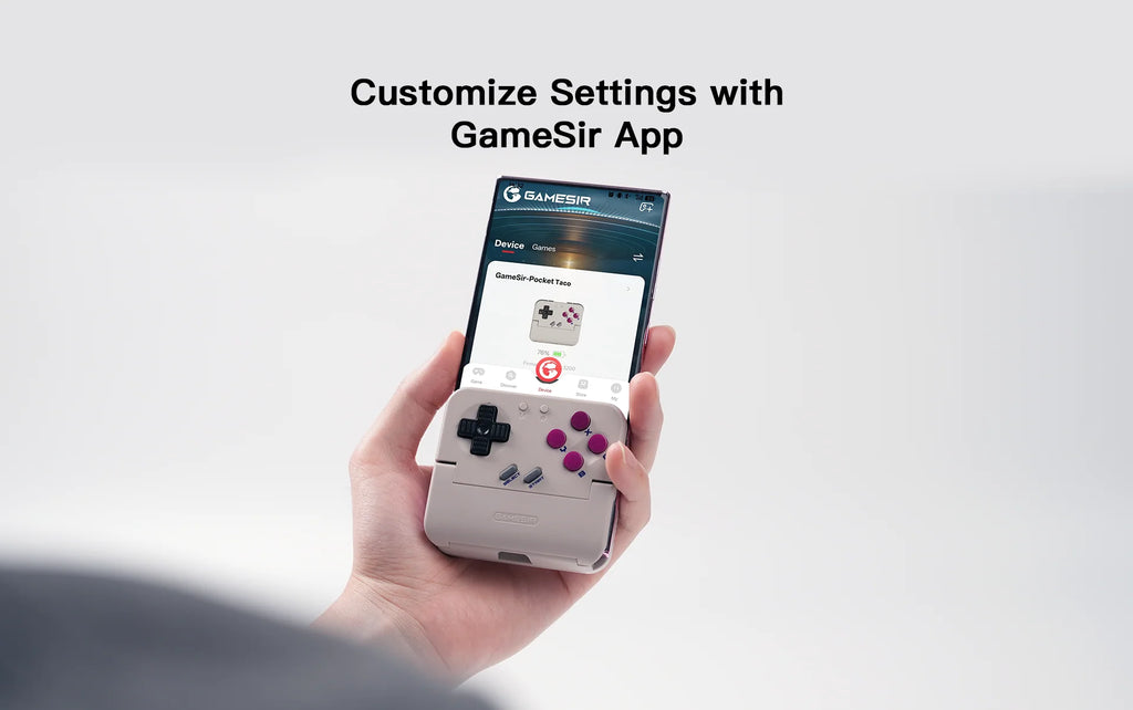 GameSir Pocket Taco – Retro Mobile Gaming Controller (Bluetooth)