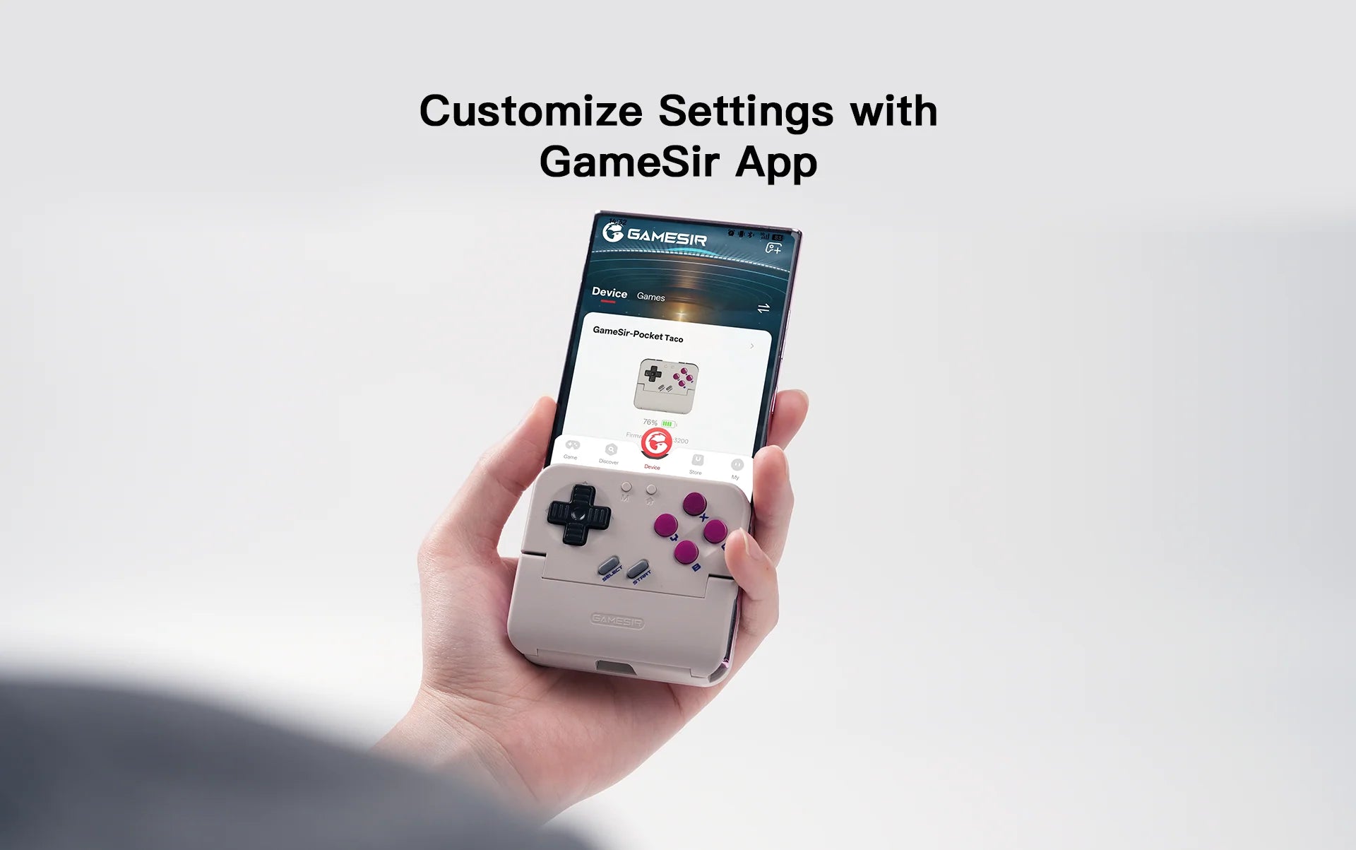 GameSir Pocket Taco – Retro Mobile Gaming Controller (Bluetooth)