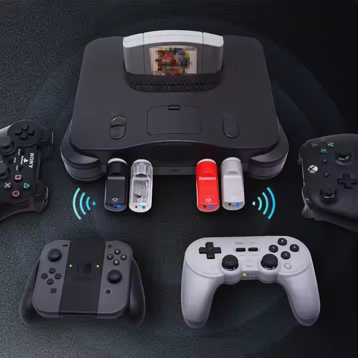 Wireless Controller Adapter for N64 Console – Compatible - PS4, PS5, & 8BitDo - Console Revive