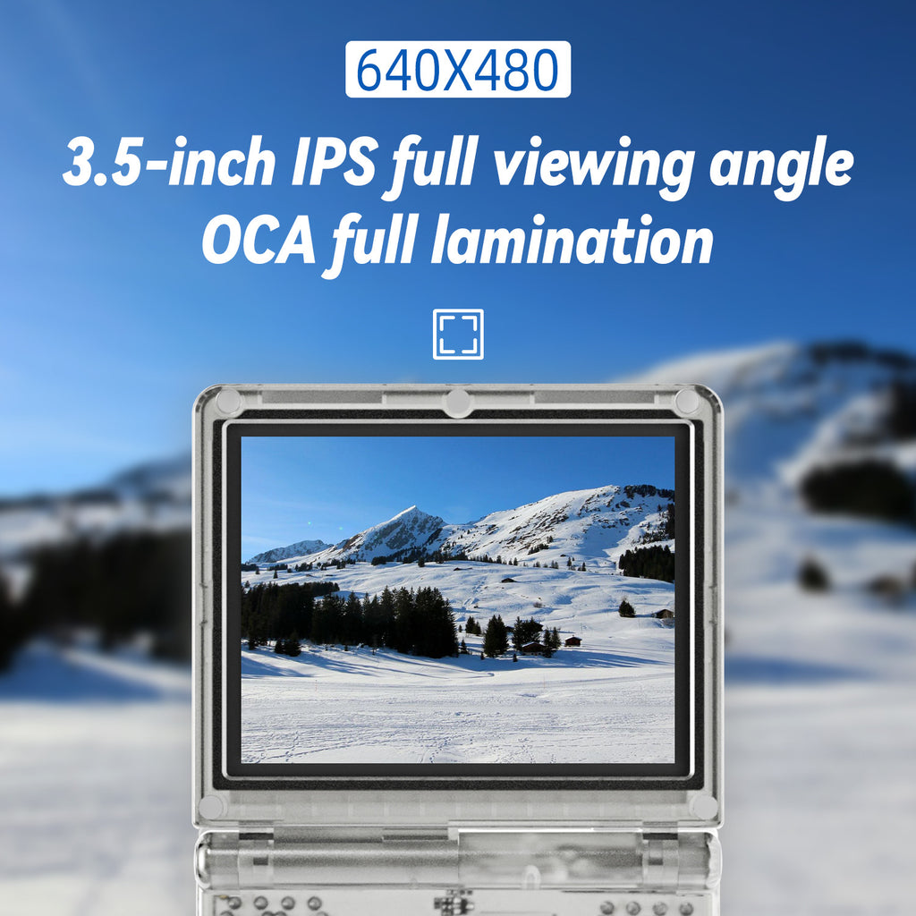 Anbernic RG35xxSP Retro Handheld Console – Foldable Clamshell Design, 3.5" IPS Screen, Classic Emulation Gaming - Console Revive