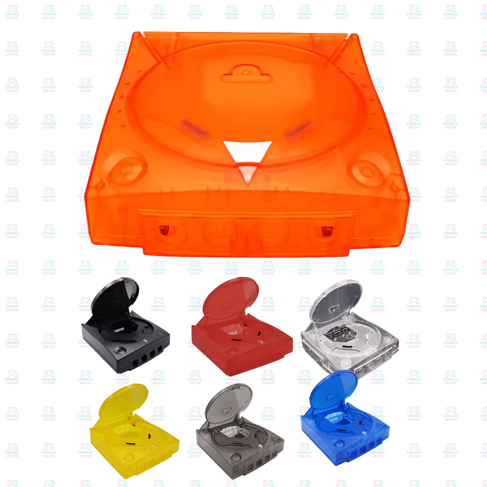 Custom Sega Dreamcast Replacement Shell - High - Quality Retro Gaming Console Shells - Limited Edition Colours Available - Console Revive