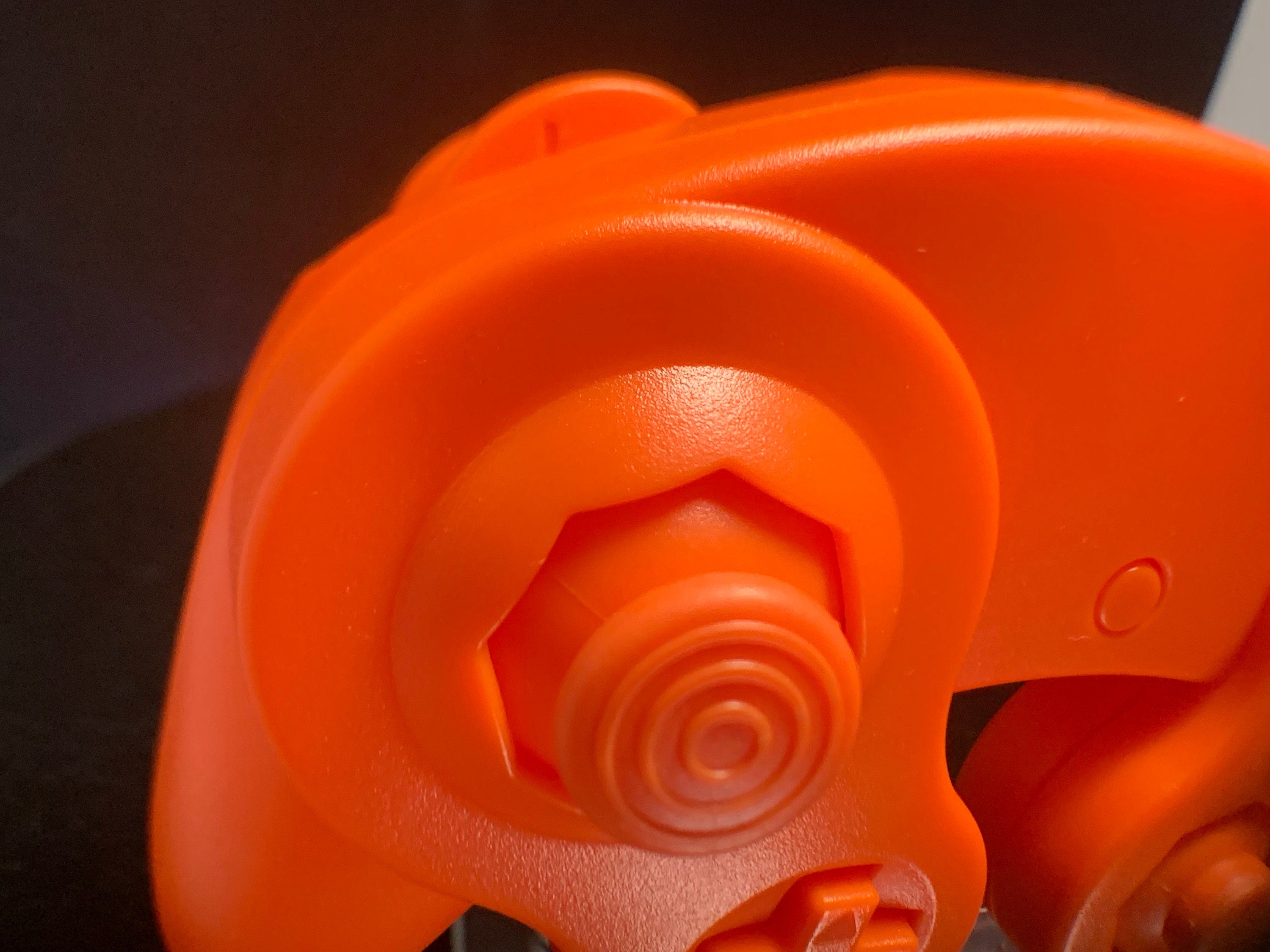 Solid Orange GameCube Controller Shell - GameCube Gamepad Case - Retro Gaming Nostalgia - Console Revive