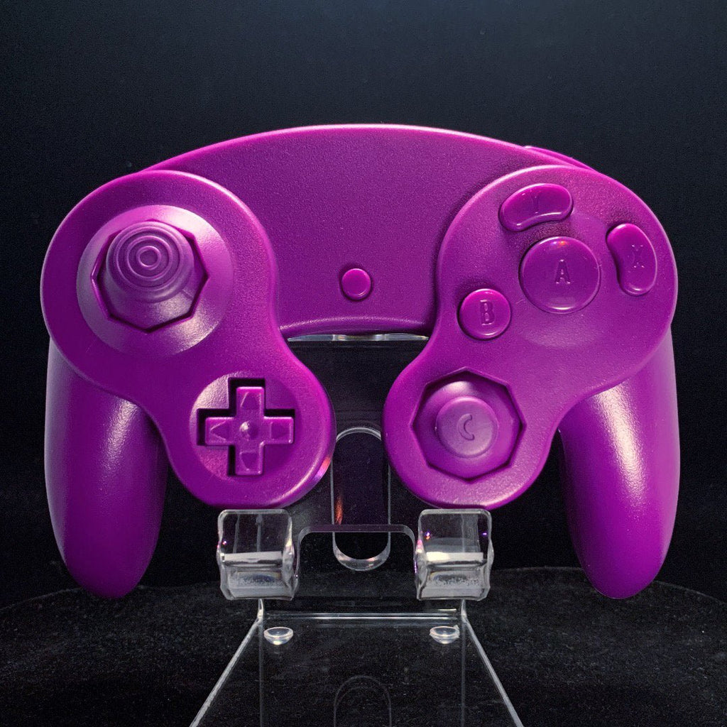 Solid Purple GameCube Controller Shell - GameCube Gamepad Case - Retro Gaming Nostalgia - Console Revive