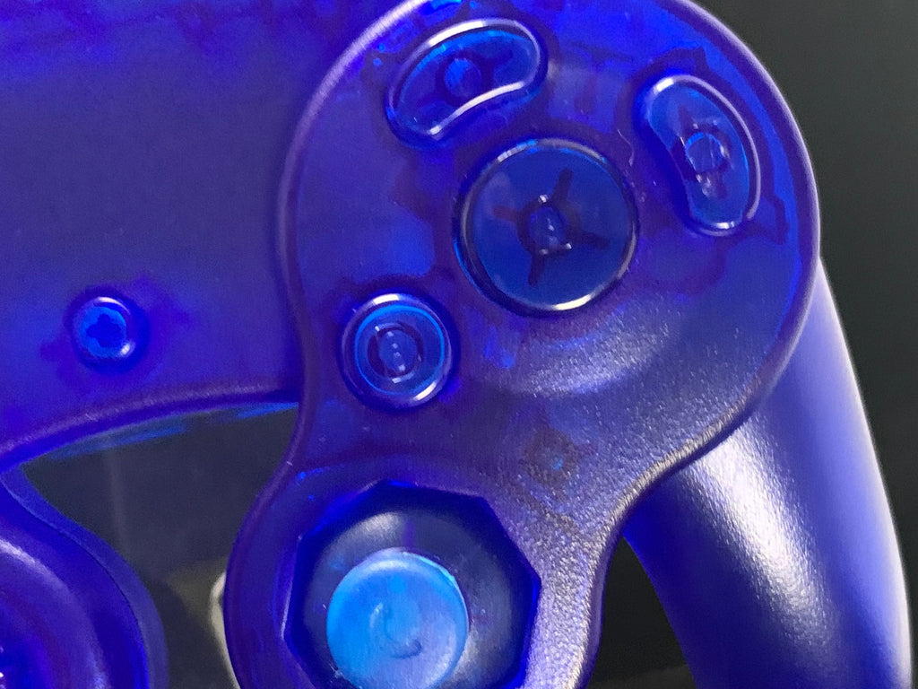 Clear Blue GameCube Controller Shell - GameCube Gamepad Case - Retro Gaming Nostalgia - Console Revive