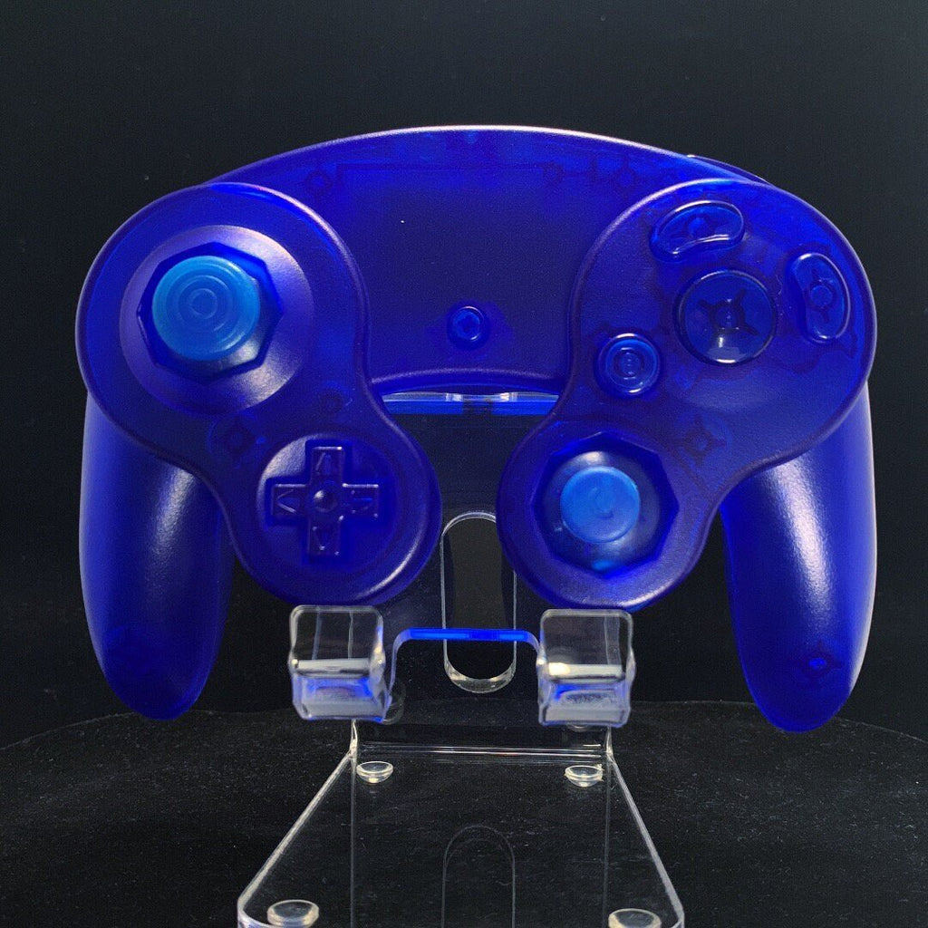 Gamecube Controller Shells Clear Blue GameCube Controller Shell - GameCube Gamepad Case - Retro G ...