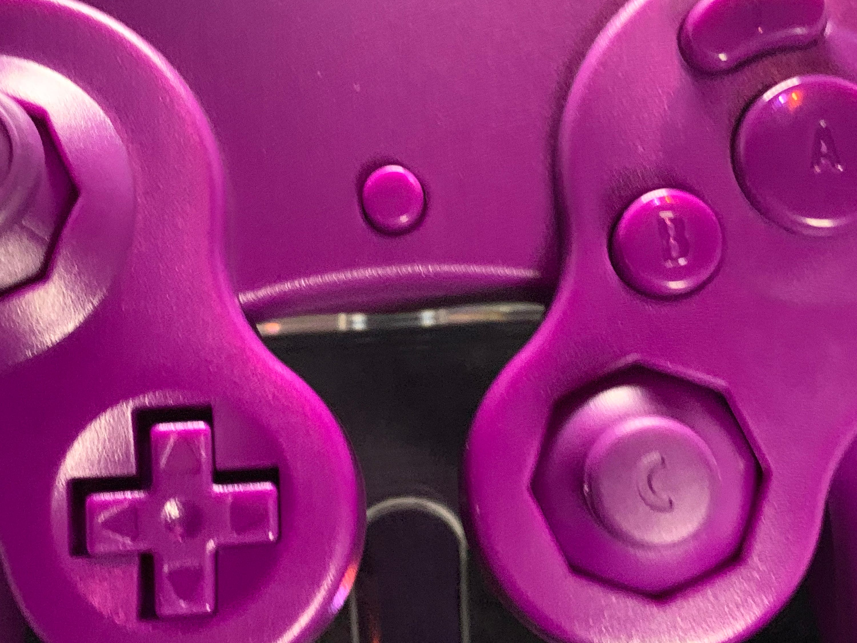 Solid Purple GameCube Controller Shell - GameCube Gamepad Case - Retro Gaming Nostalgia - Console Revive