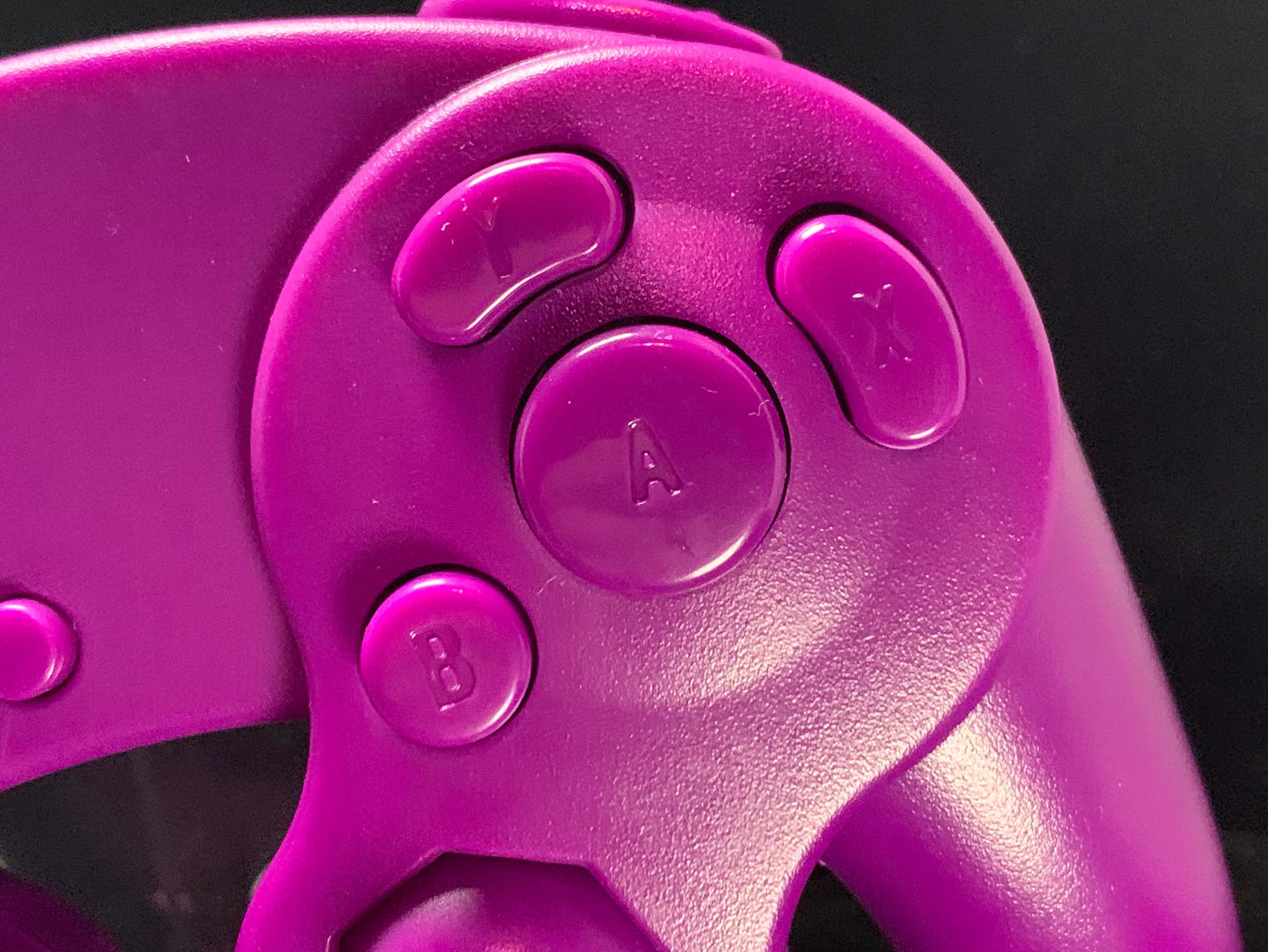 Solid Purple GameCube Controller Shell - GameCube Gamepad Case - Retro Gaming Nostalgia
