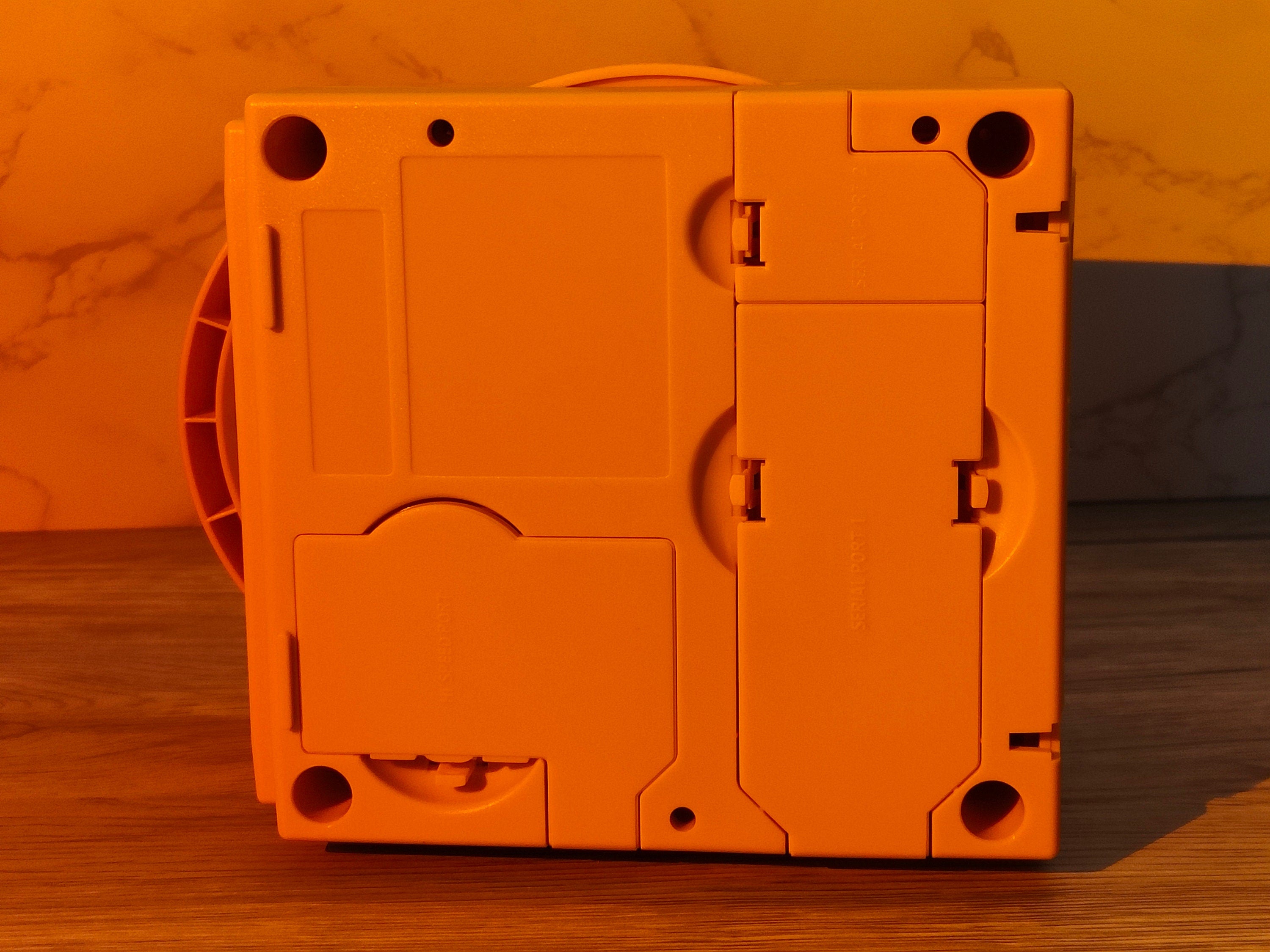Orange Replacement Shell Case for GameCube - Enhance Your Console's Look! - Console Revive