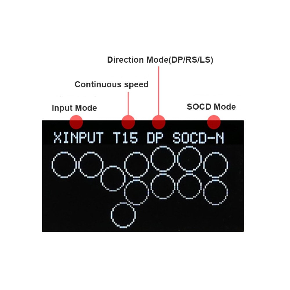 NEW Mini Hitbox Fightstick For Nintendo Switch/PC Game Controller For PS4/PS3/Mister Support - Console Revive