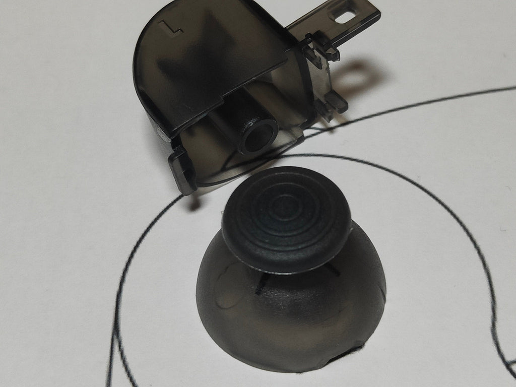 Custom Smoked Black Gamecube Controller Button Set - Console Revive