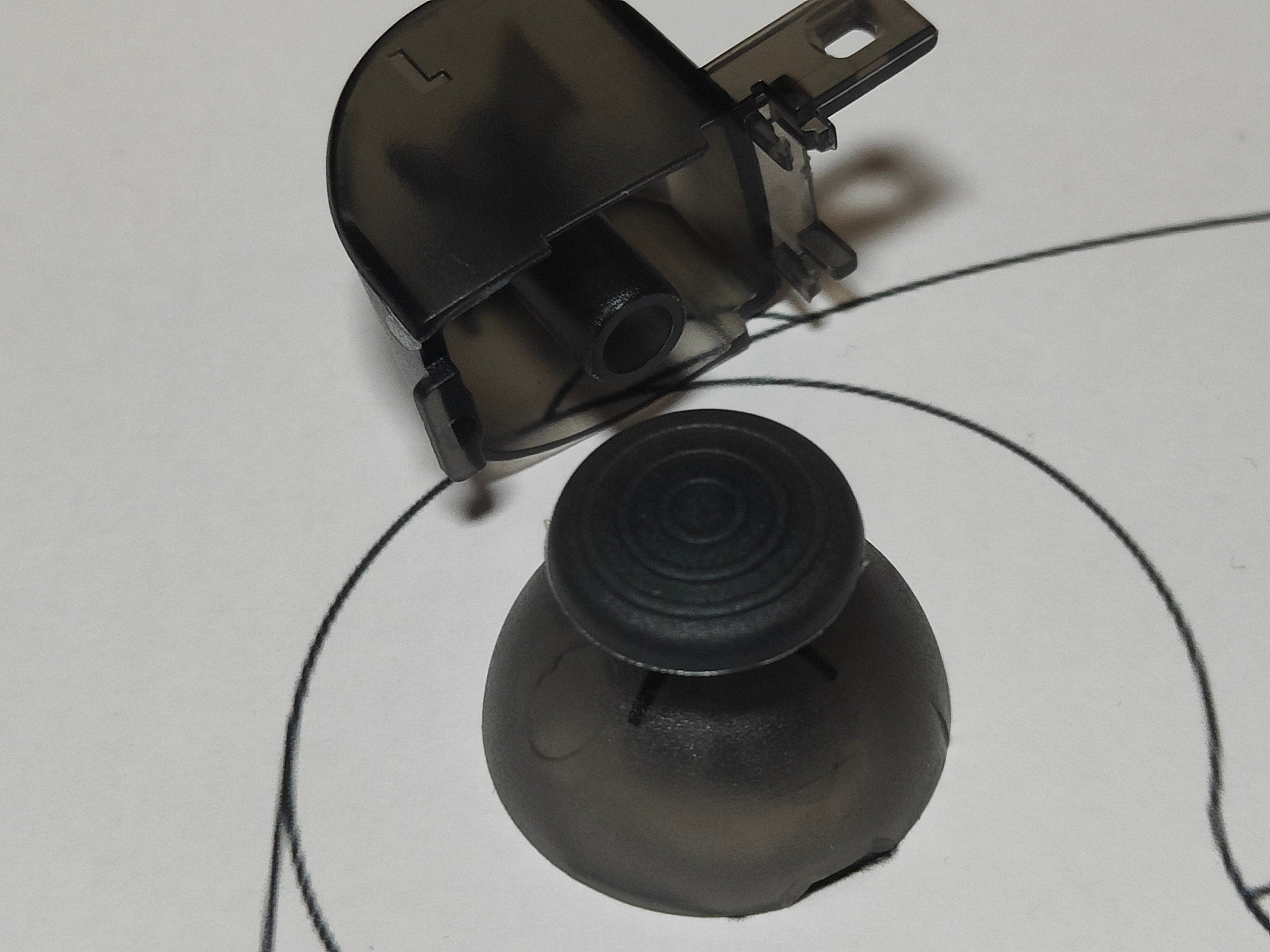 Custom Smoked Black Gamecube Controller Button Set - Console Revive