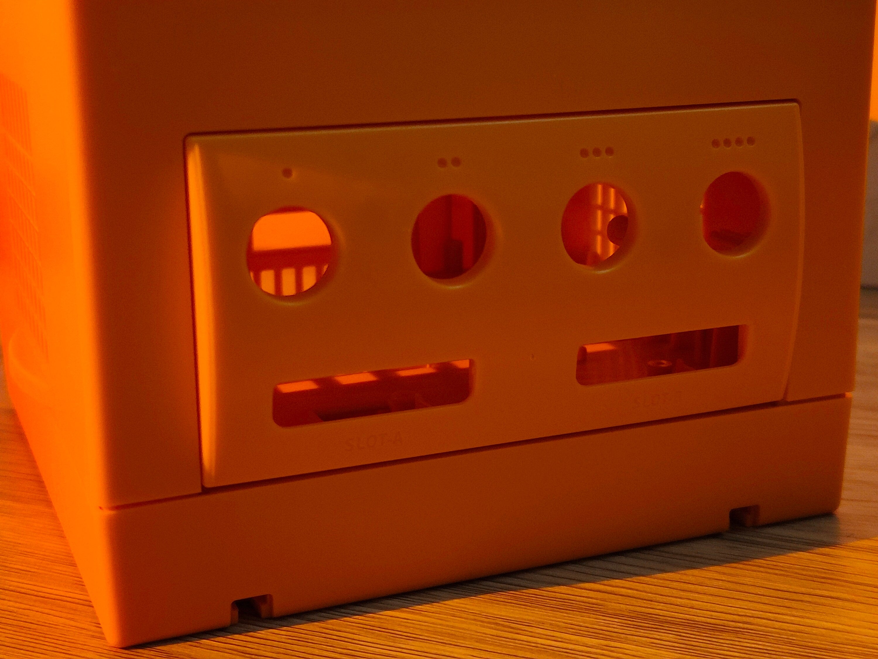 Orange Replacement Shell Case for GameCube - Enhance Your Console's Look! - Console Revive