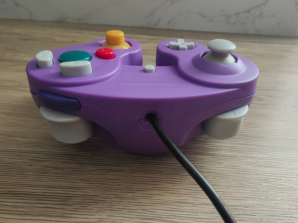 Solid Purple GameCube Controller Shell - GameCube Gamepad Case - Retro Gaming Nostalgia - Console Revive