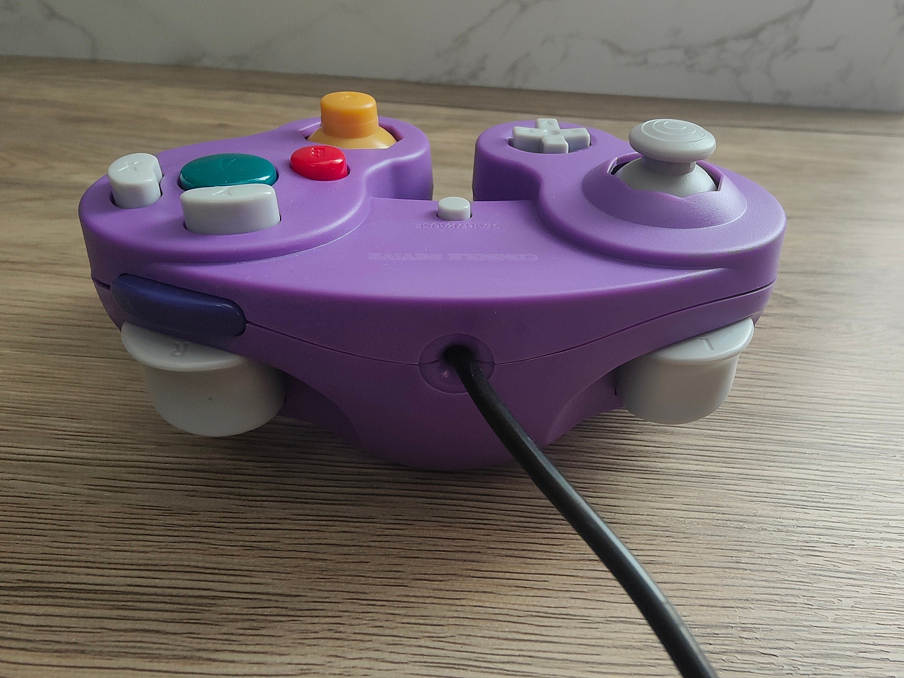 Solid Purple GameCube Controller Shell - GameCube Gamepad Case - Retro Gaming Nostalgia - Console Revive