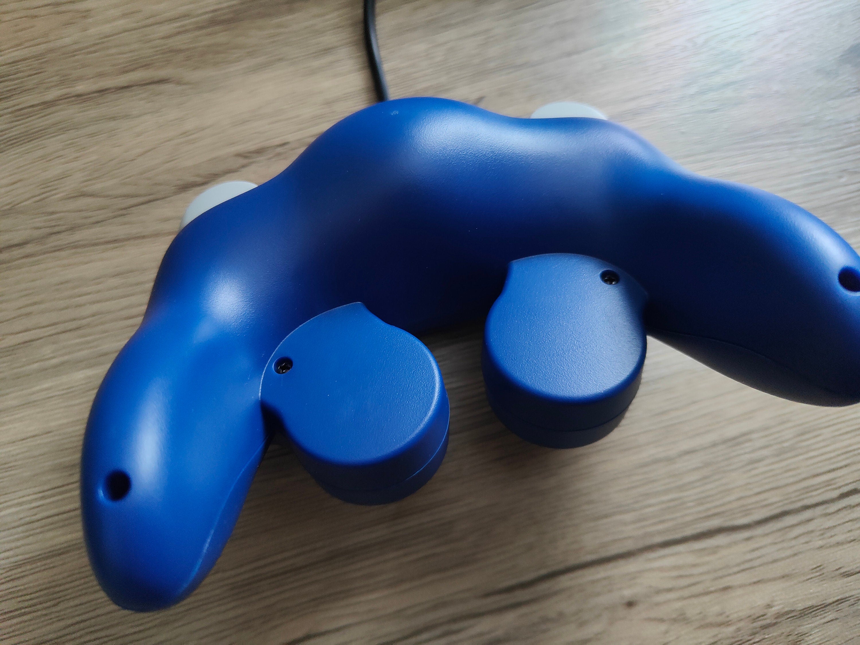 Solid Blue GameCube Controller Shell - GameCube Gamepad Case - Retro Gaming Nostalgia - Console Revive