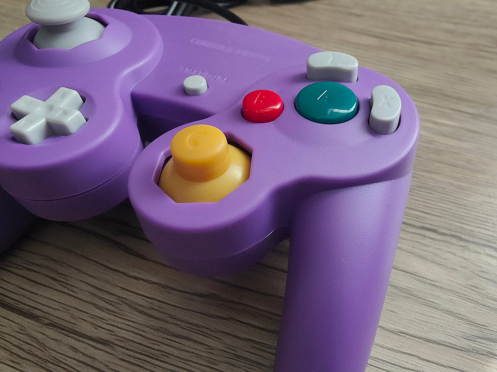 Solid Purple GameCube Controller Shell - GameCube Gamepad Case - Retro Gaming Nostalgia - Console Revive