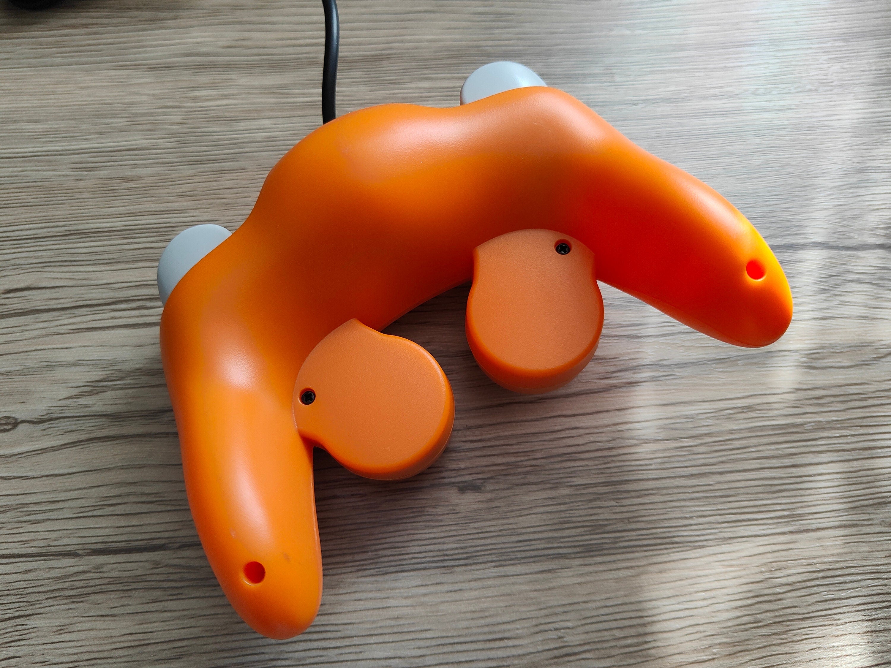 Solid Orange GameCube Controller Shell - GameCube Gamepad Case - Retro Gaming Nostalgia - Console Revive