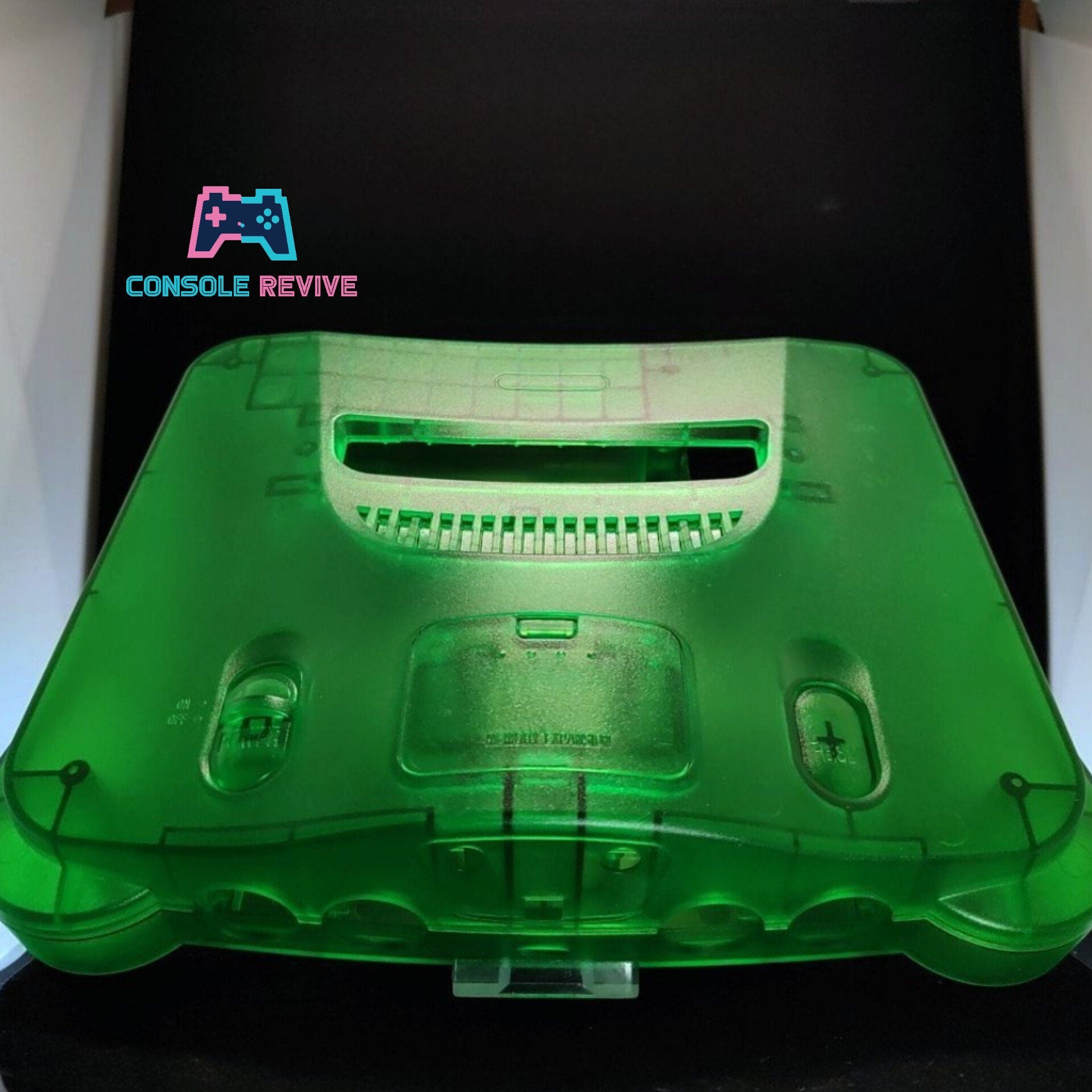 Green Transparent Replacement Shell Case for N64 - Enhance Your Console's Look! - Console Revive