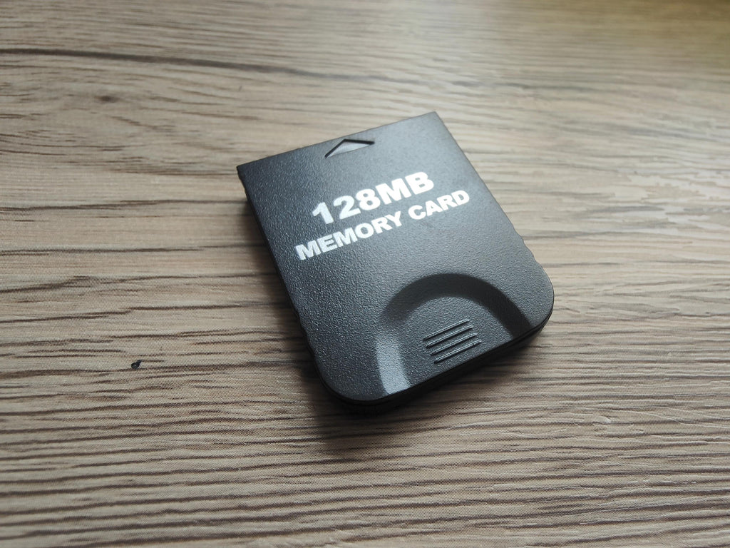 Black GameCube Memory Cards 4MB - 128MB | High - Capacity Save Storage for Nintendo GC - Console Revive