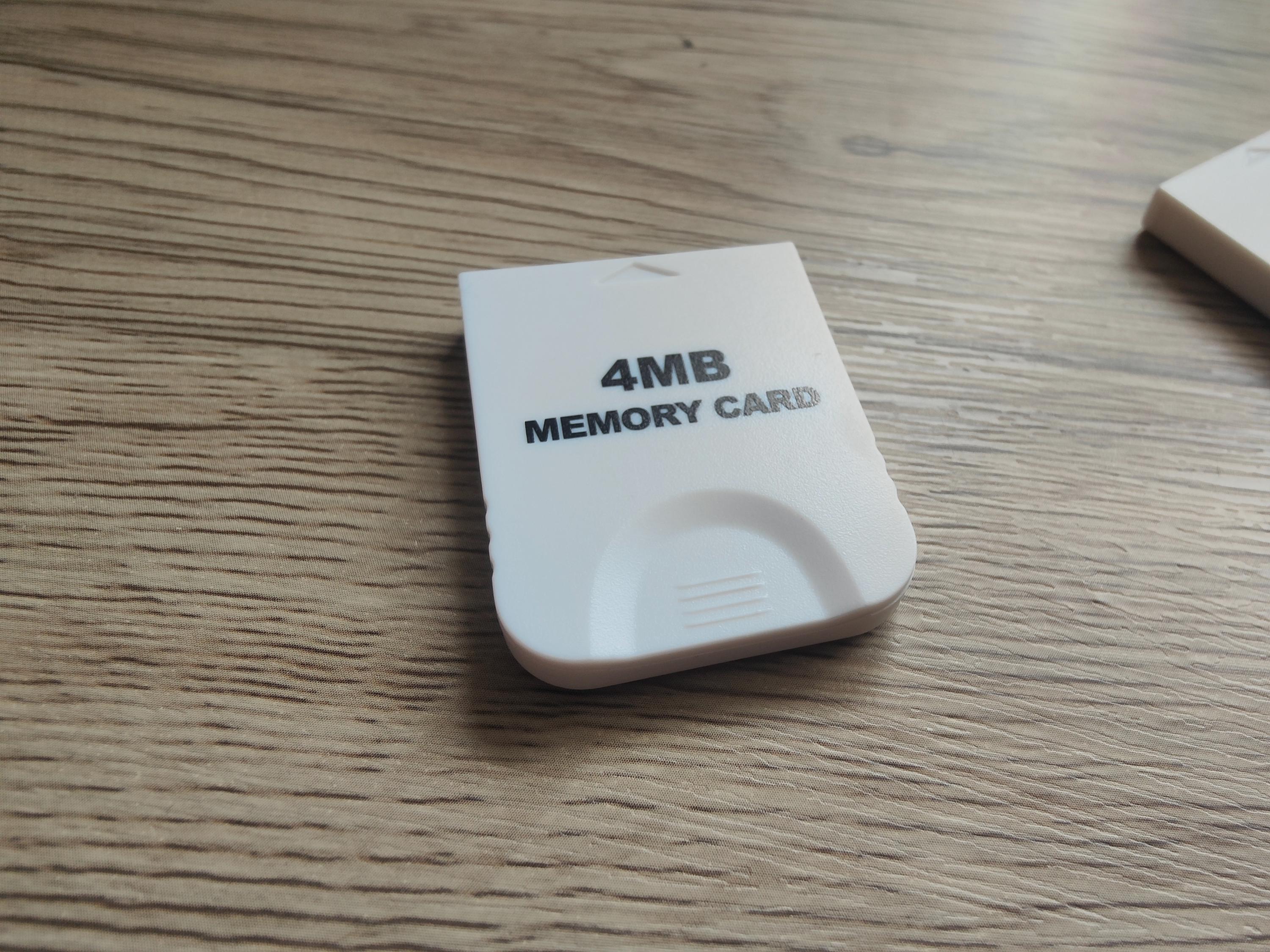 White GameCube Memory Cards 4MB - 128MB | High - Capacity Save Storage for Nintendo GC - Console Revive