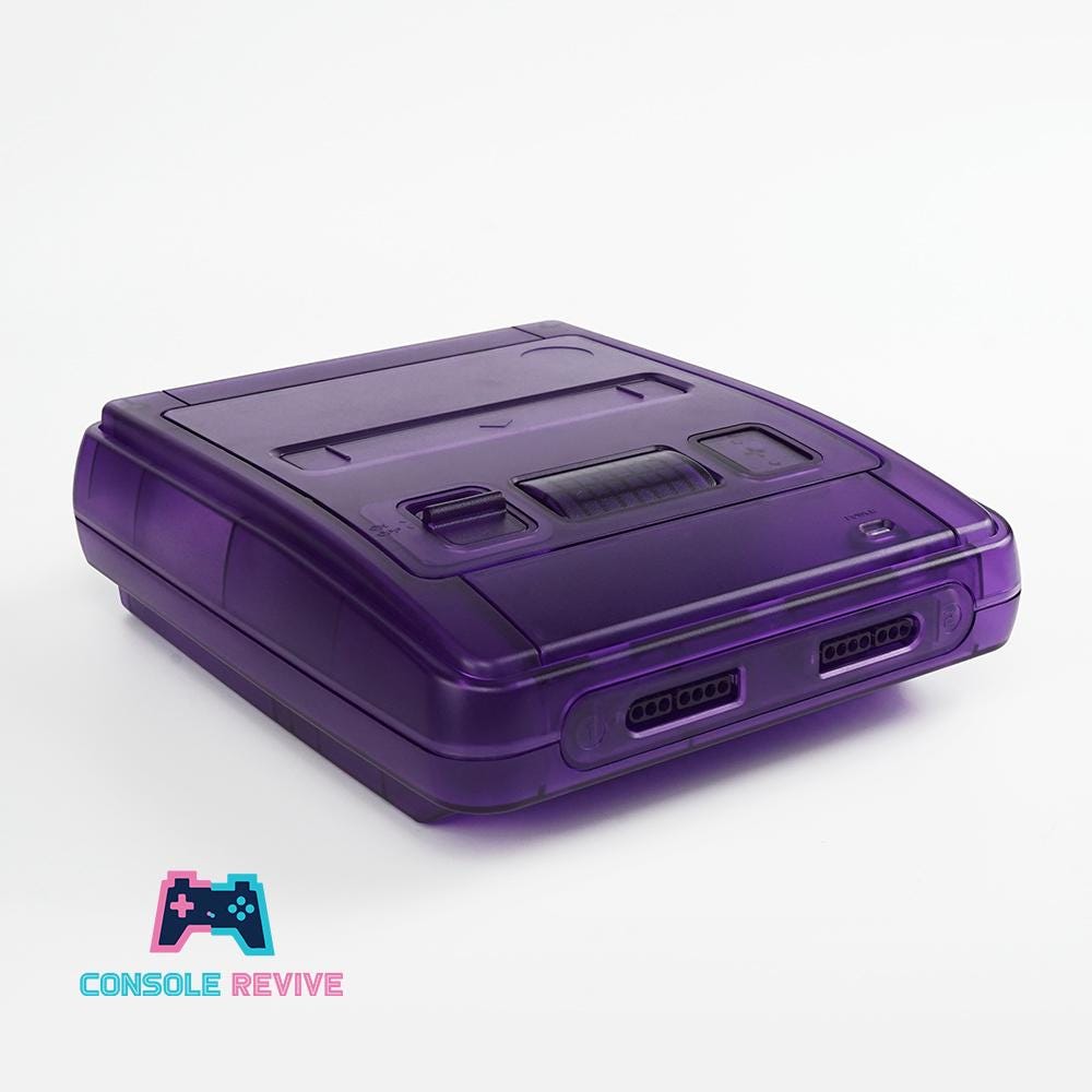SNES or Famicom UK/EU & Japanese Replacement Shells – 3 Colours Available | Custom Console Case for Retro Gamers - Console Revive