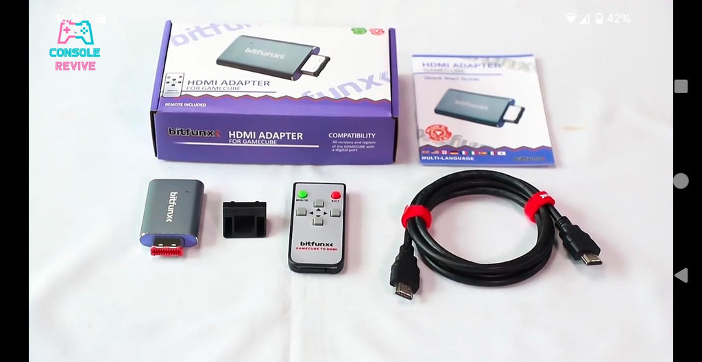 HDMI - Compatible Line Doubler Adapter for Nintendo GameCube (GC2HDMI) – Digital to HDMI Converter - Console Revive