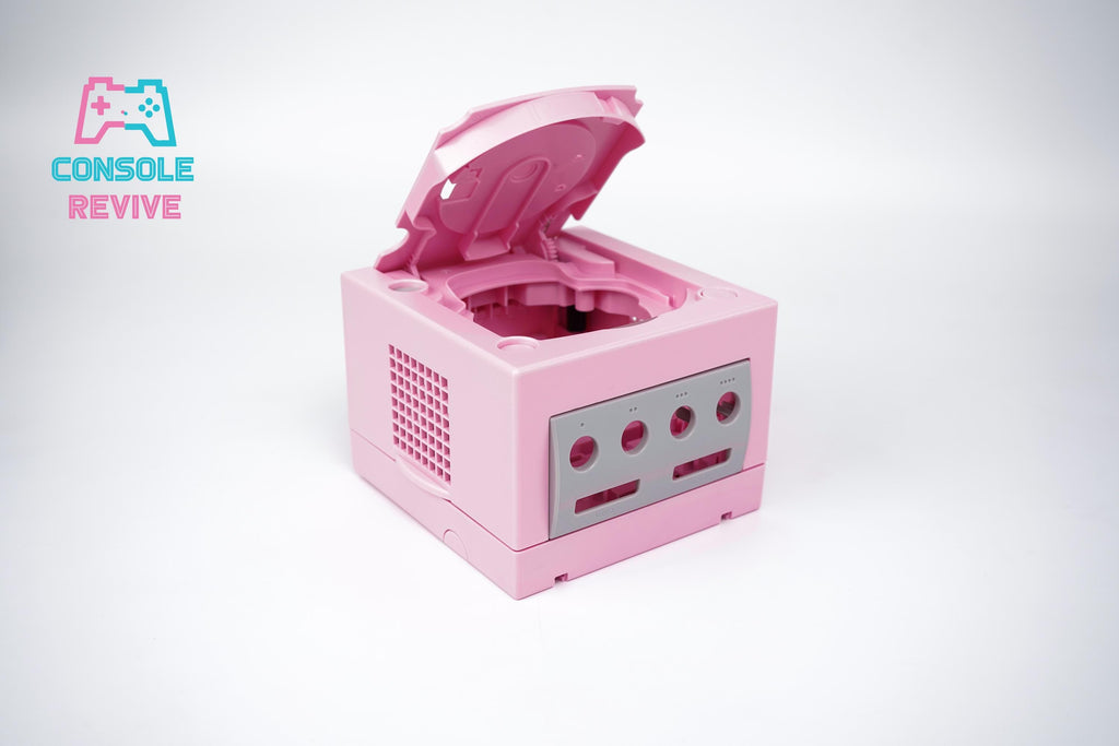 NEW!** UK's First Pink Replacement Shell Case for GameCube - Enhance Your Console's Look! - Console Revive