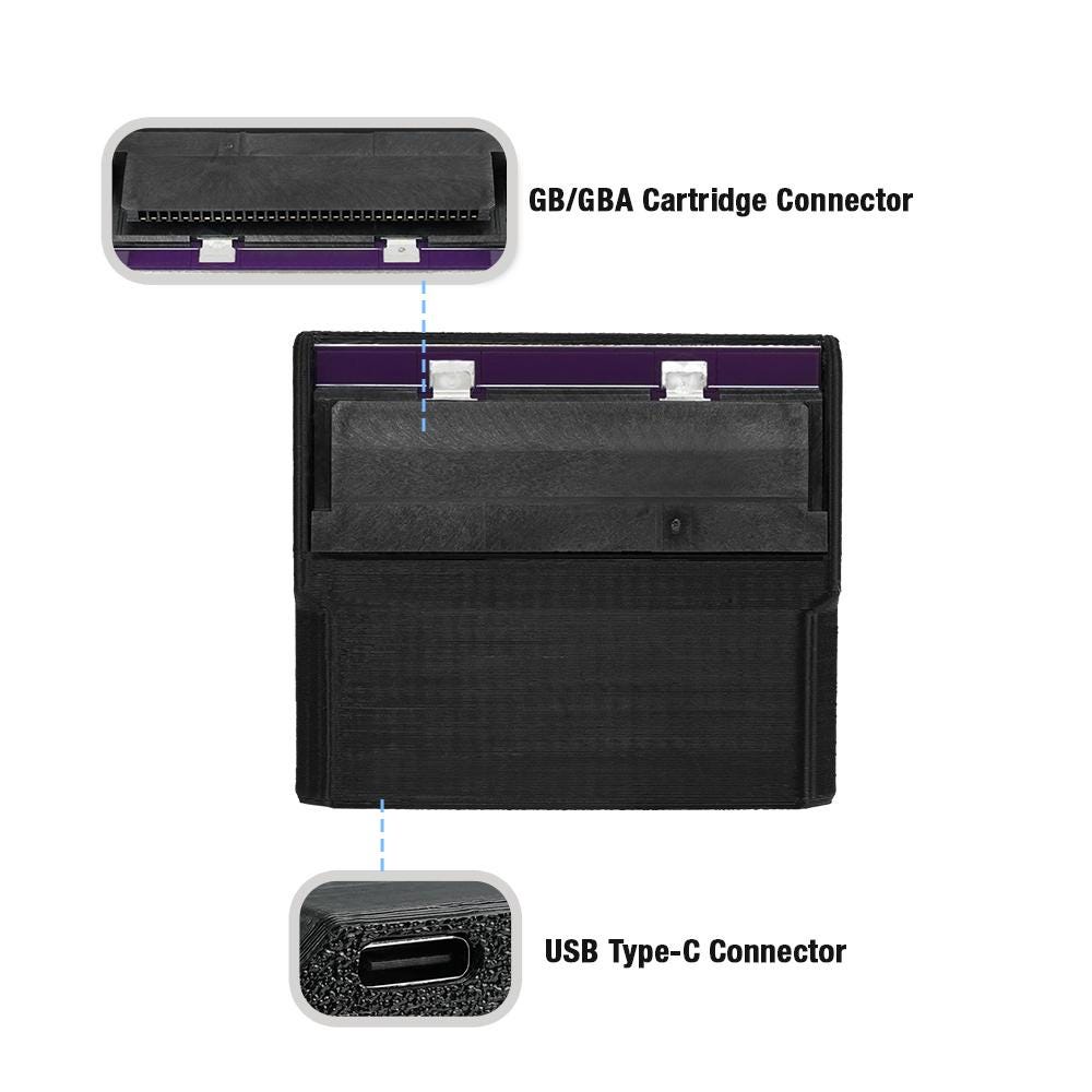 Joey Jr. GBC Game Cart Flasher – Portable USB Cartridge Reader & Writer for gb gbc gba roms Homebrew or Backup Tool for Game Boy Games