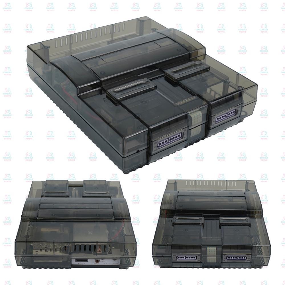 SNES North America NA Replacement Shells – 4 Colours Available | Custom Console Case for Retro Gamers - Console Revive