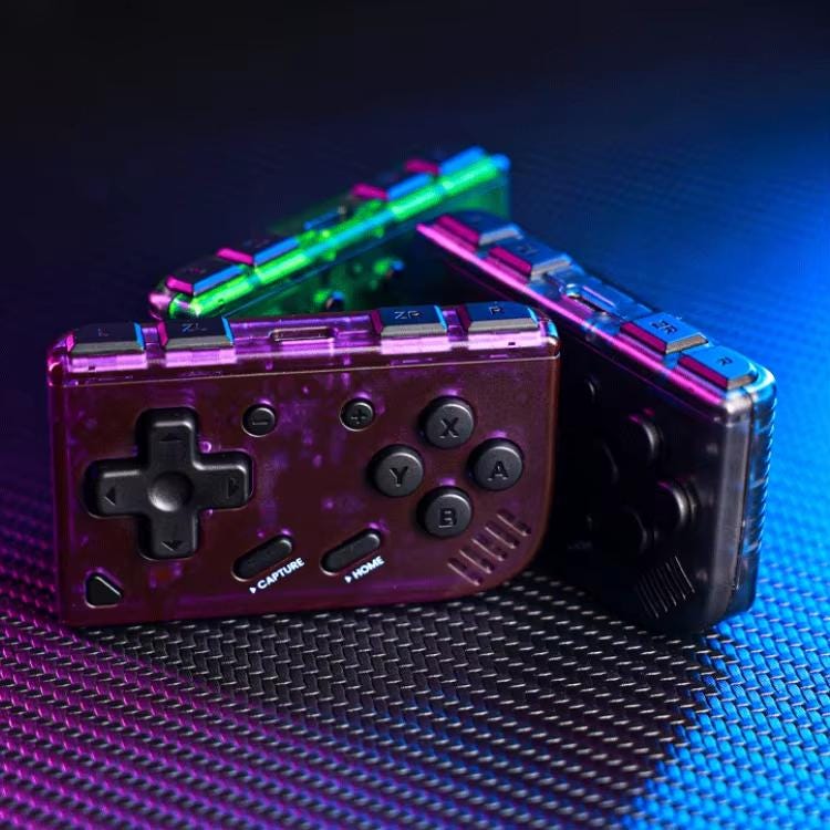 Retro Mini Wireless Gamepad for Nintendo Switch, Android, iOS & PC – Compact Bluetooth Controller Joystick