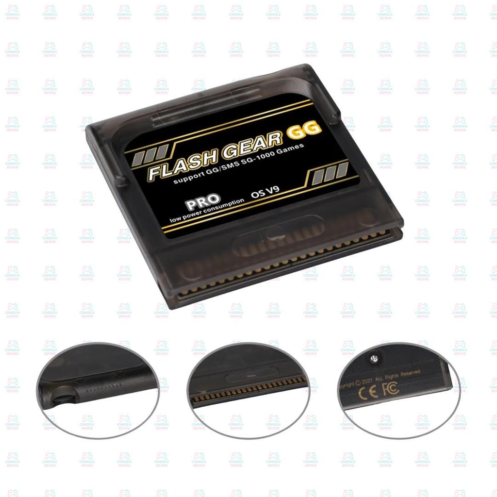 Game Cartridge for Sega Game Gear – Supports Game Gear, SMS & SG - 1000 Games - Console Revive