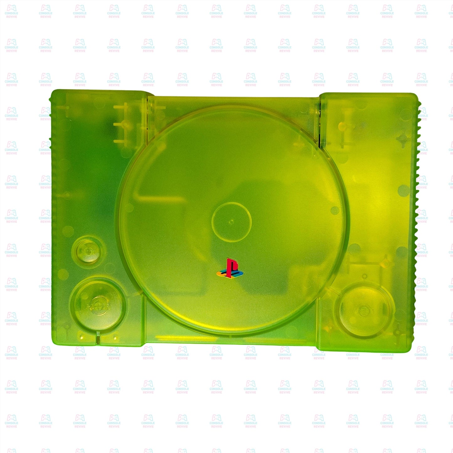 PS1 Transparent Shell Replacement Case – Clear Housing for Sony PlayStation 1 Console – Retro Modding Custom Cover Kit