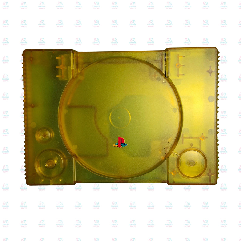 PS1 Transparent Shell Replacement Case – Clear Housing for Sony PlayStation 1 Console – Retro Modding Custom Cover Kit - Console Revive