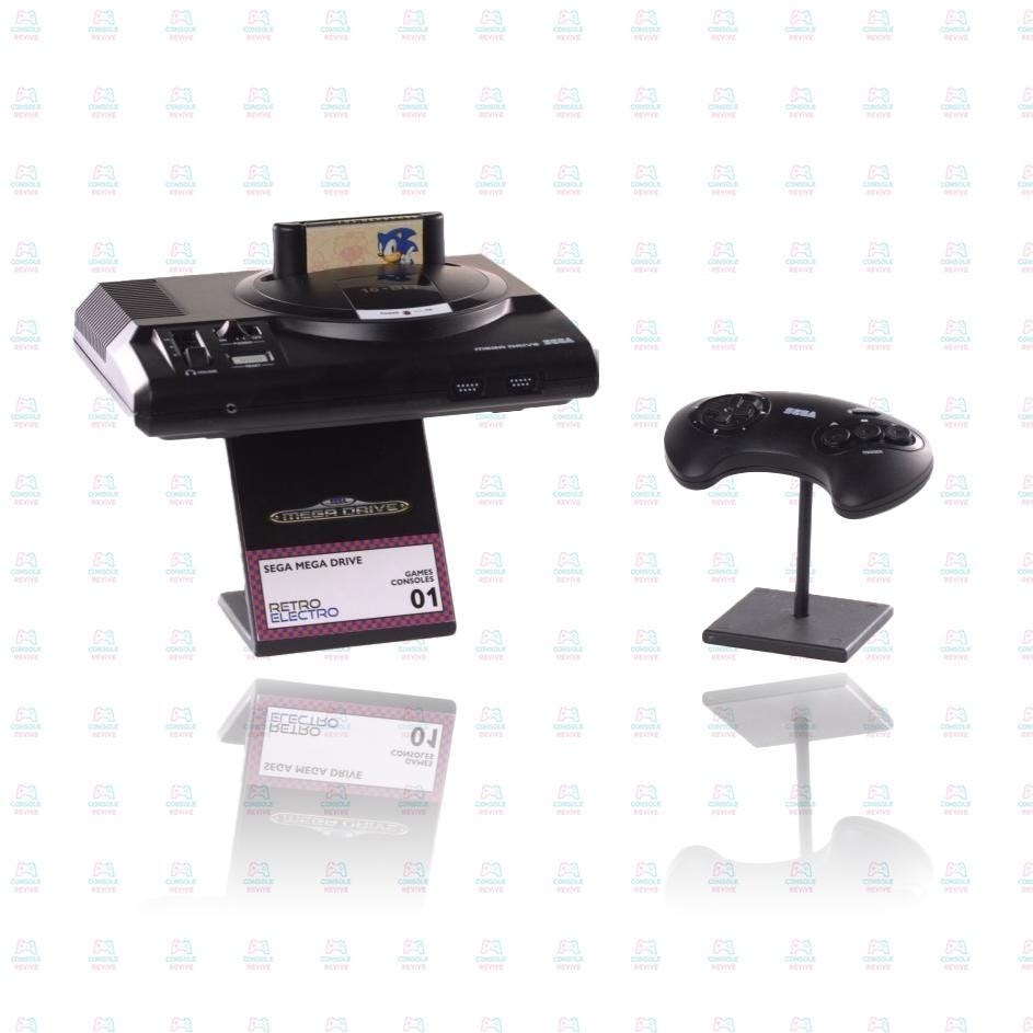 Official SEGA Mega Drive 1:2.3 Scale Collectable Display Model – RetroElectro Licensed Replica - Console Revive