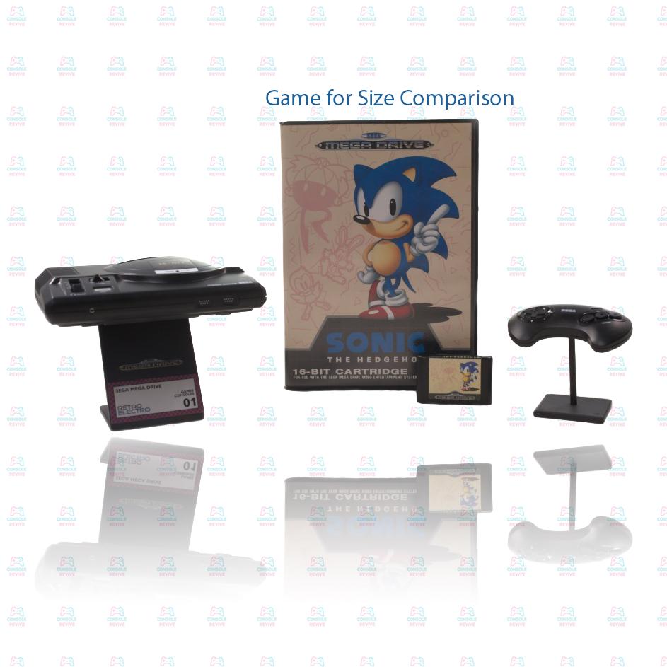 Official SEGA Mega Drive 1:2.3 Scale Collectable Display Model – RetroElectro Licensed Replica - Console Revive