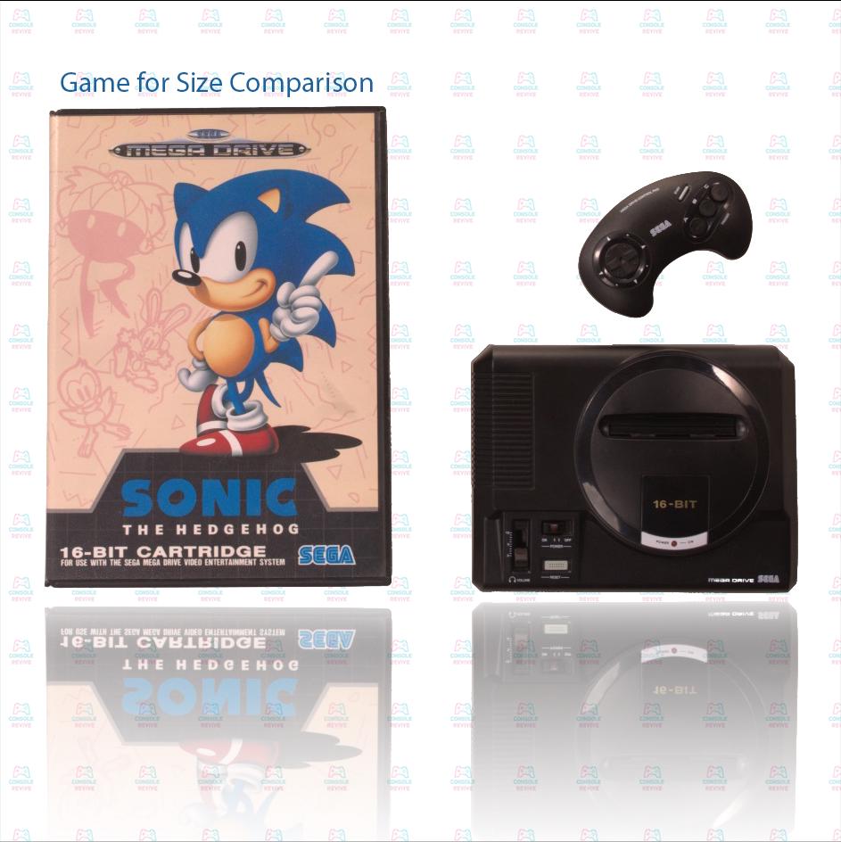 Official SEGA Mega Drive 1:2.3 Scale Collectable Display Model – RetroElectro Licensed Replica - Console Revive