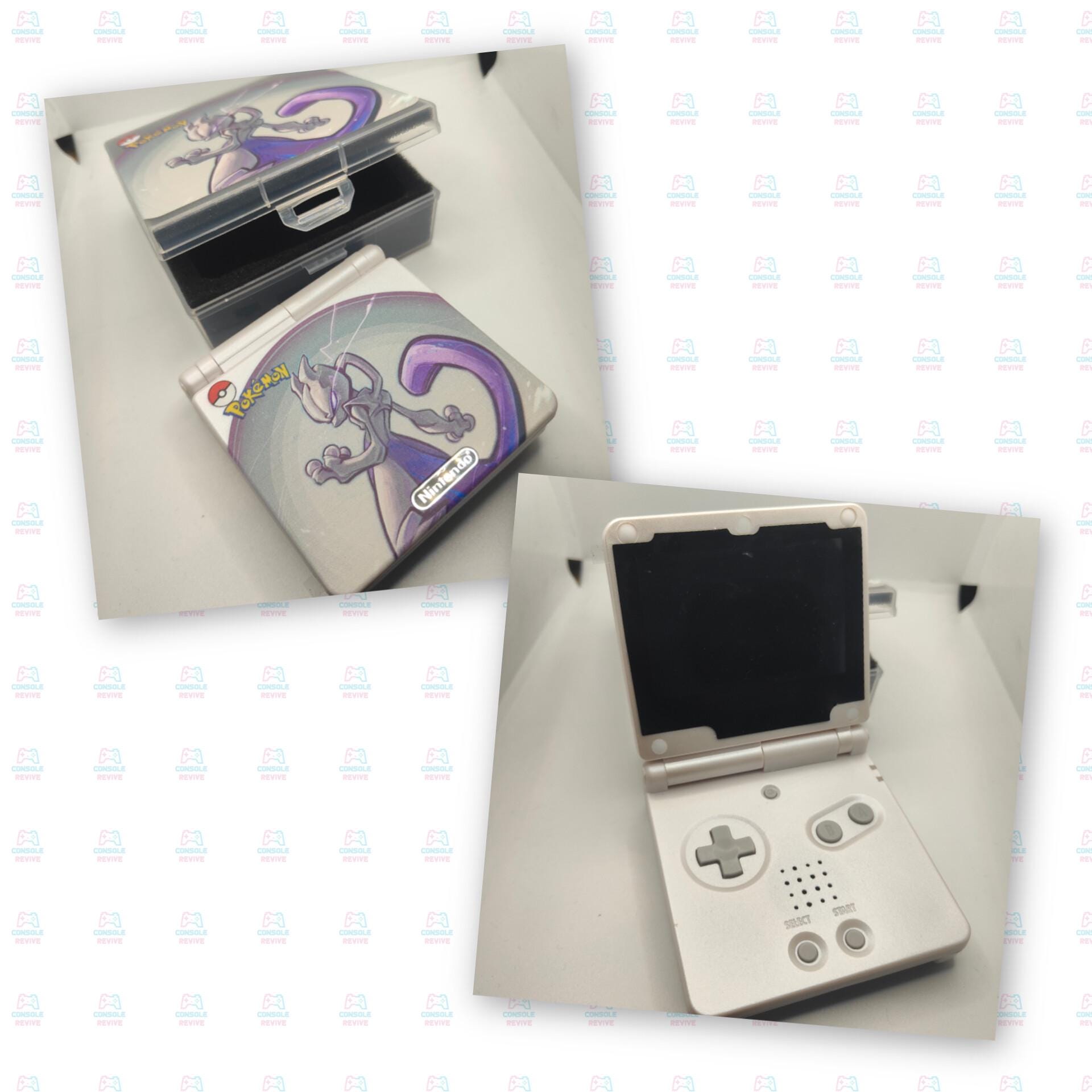 Custom Game Boy Advance SP | V5 IPS Screen | Extended Battery + Charger Included | Multiple Colours & Designs - Console Revive
