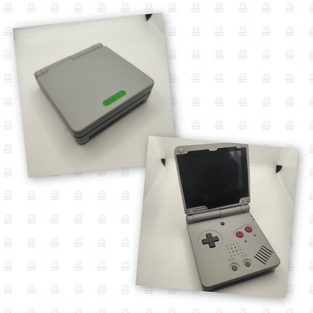 Custom Game Boy Advance SP | V5 IPS Screen | Extended Battery + Charger Included | Multiple Colours & Designs - Console Revive
