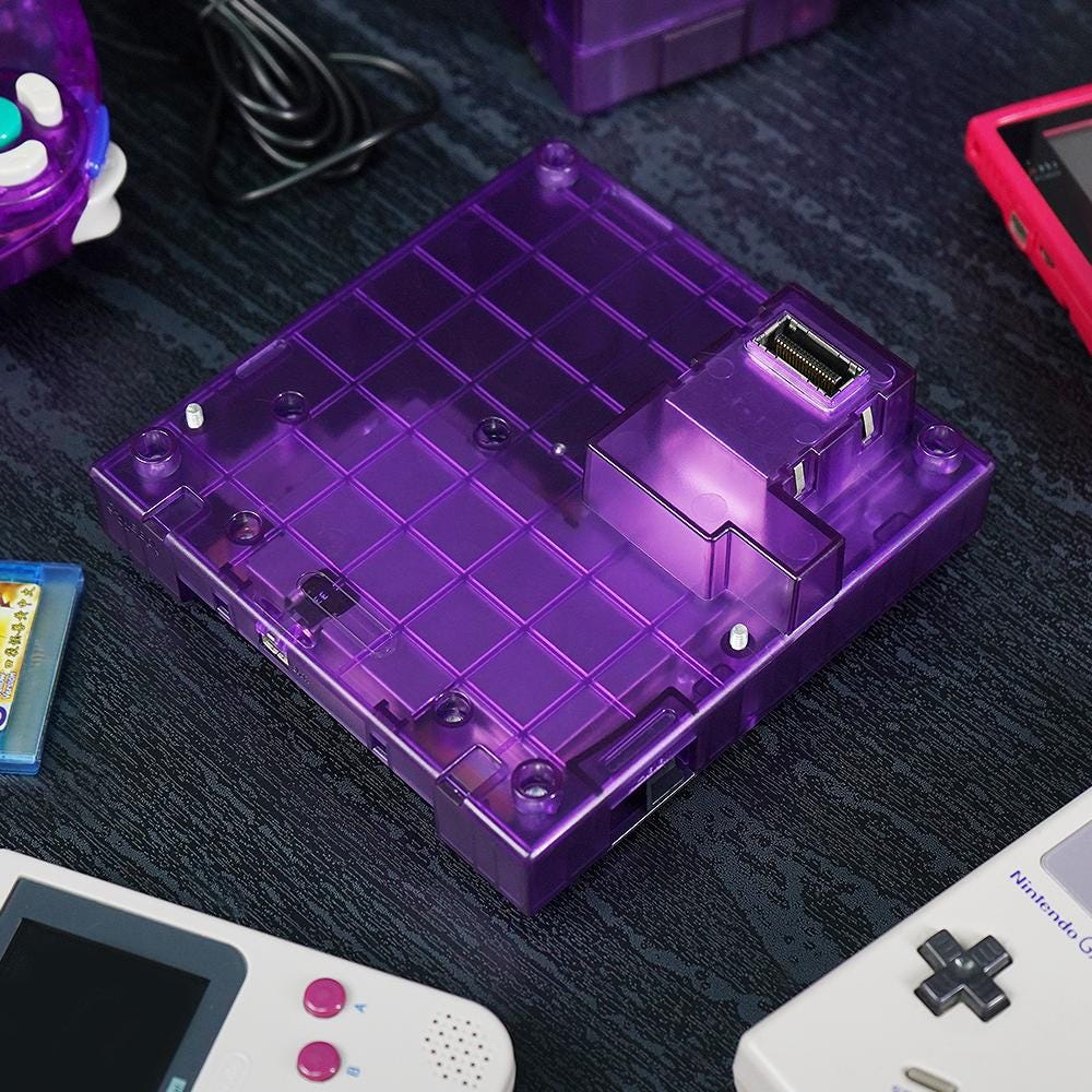 Custom GameCube Game Boy Player Shell – Replacement Housing in Multiple Colours | Retro Mod Upgrade - Console Revive